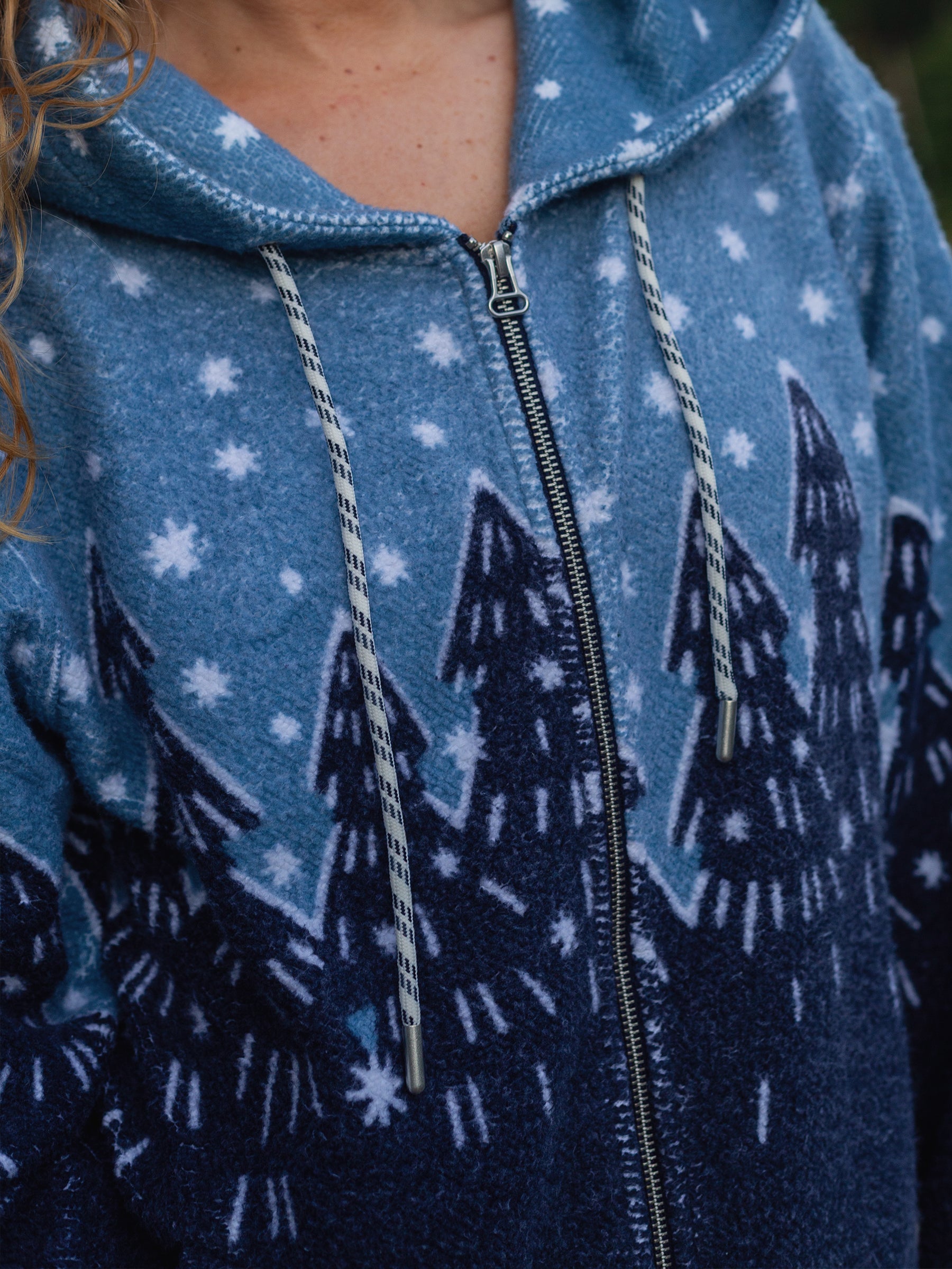 Forest Flurries Sherpa, a Organic Jacket by Happy Earth Apparel