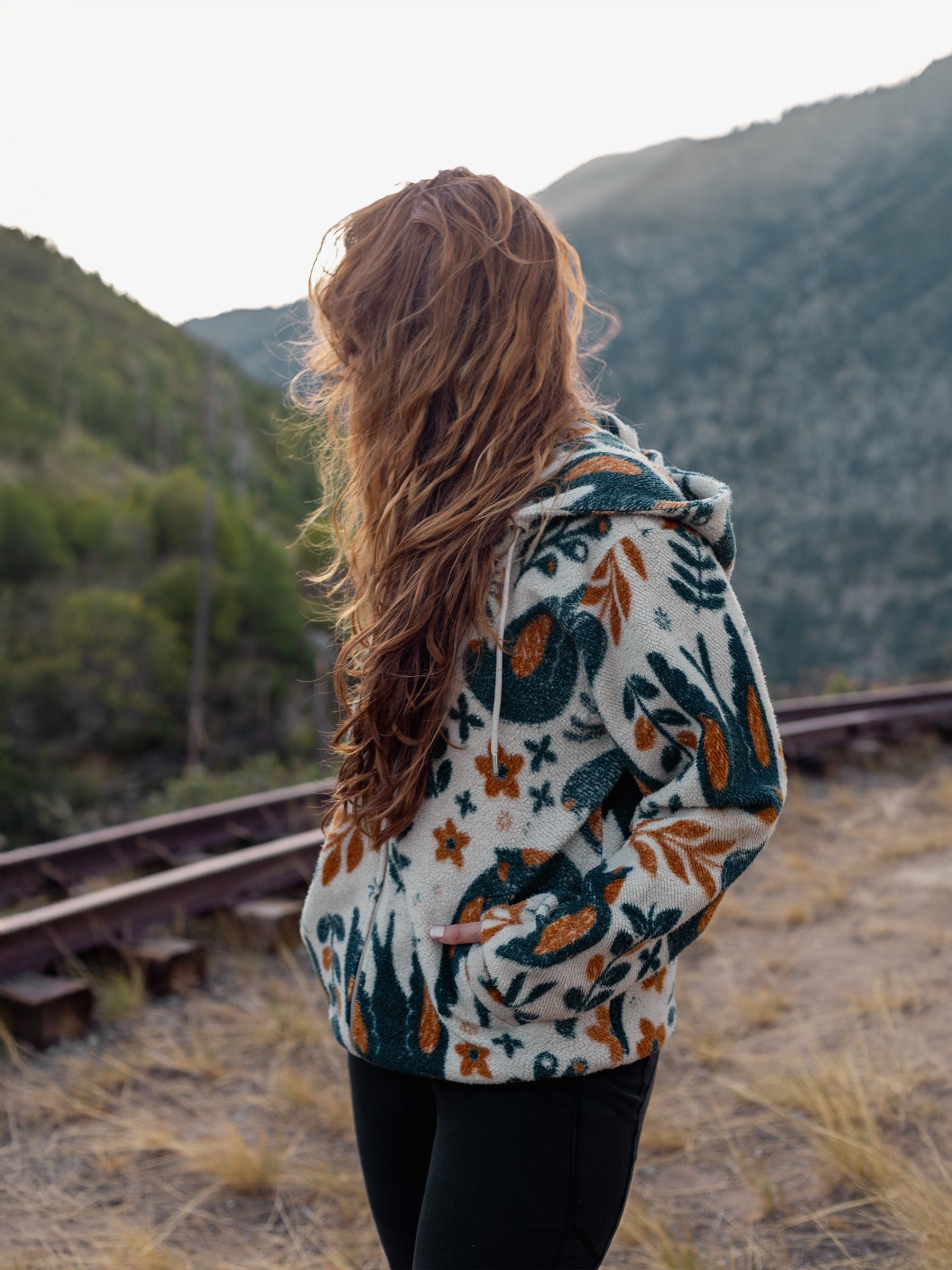 Hygge Sherpa, a Organic Jacket by Happy Earth Apparel