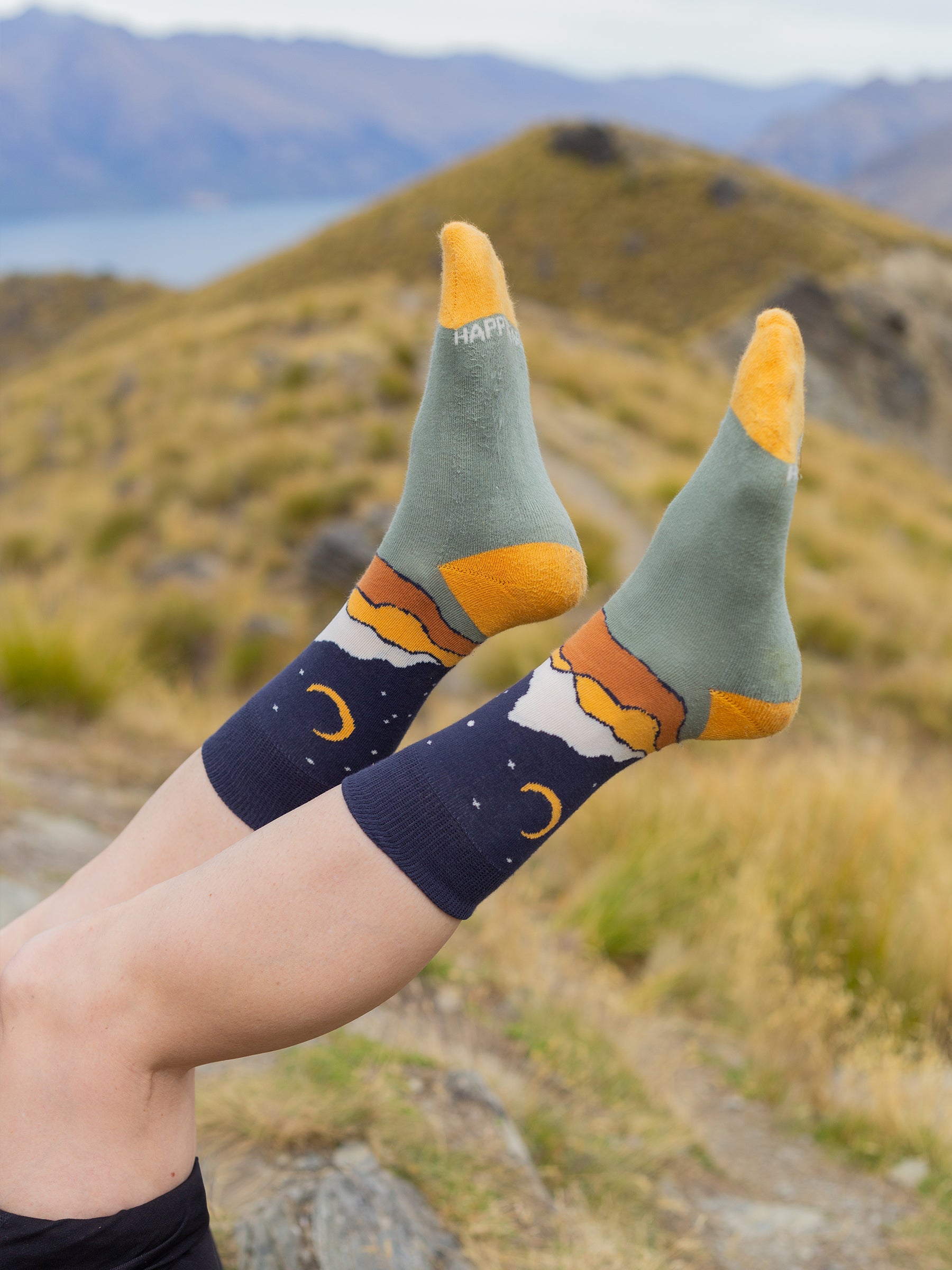 Starry Night Socks, a Organic Socks by Happy Earth Apparel