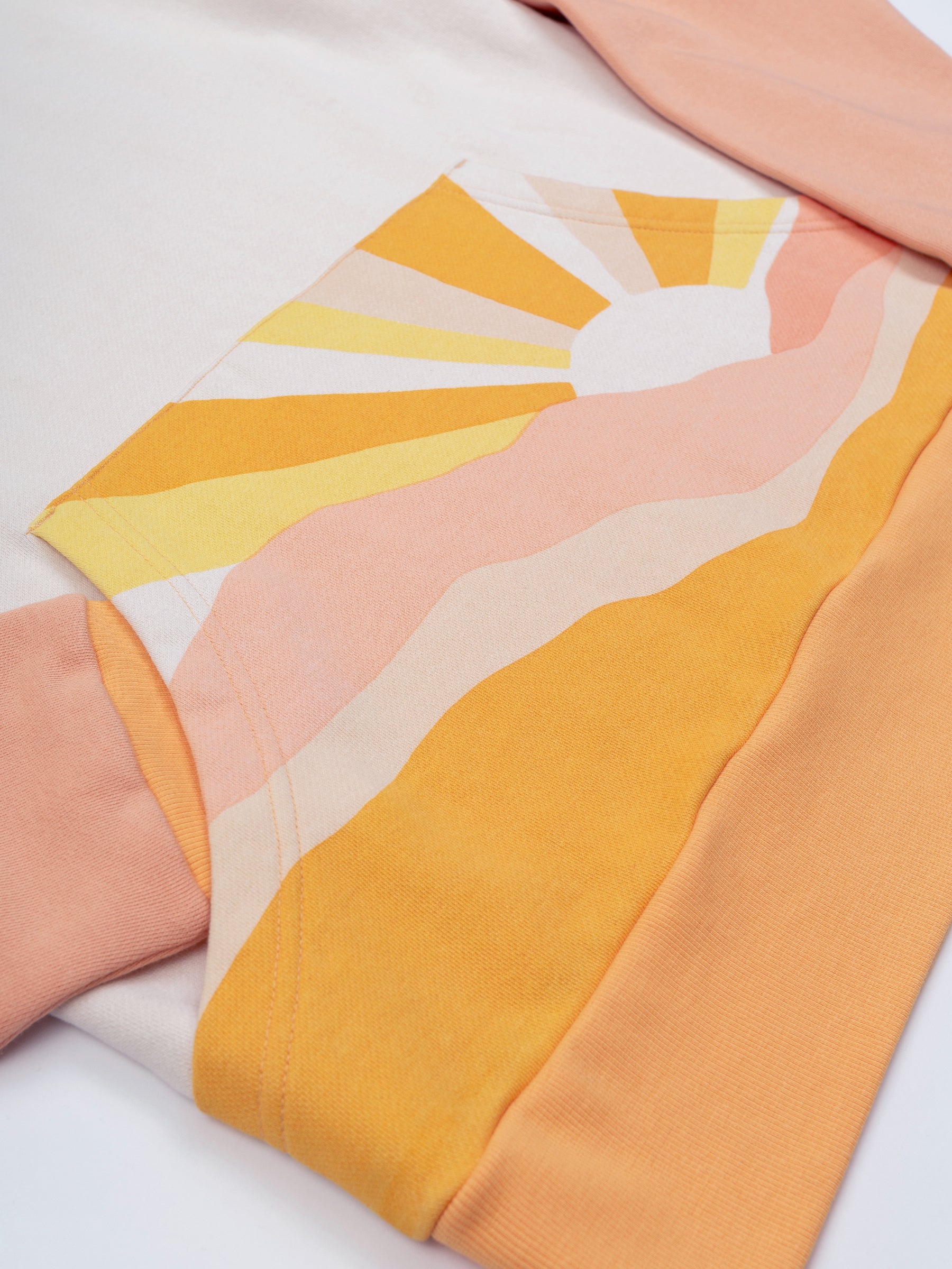 Sunburst Hoodie, a Organic Hoodie by Happy Earth Apparel