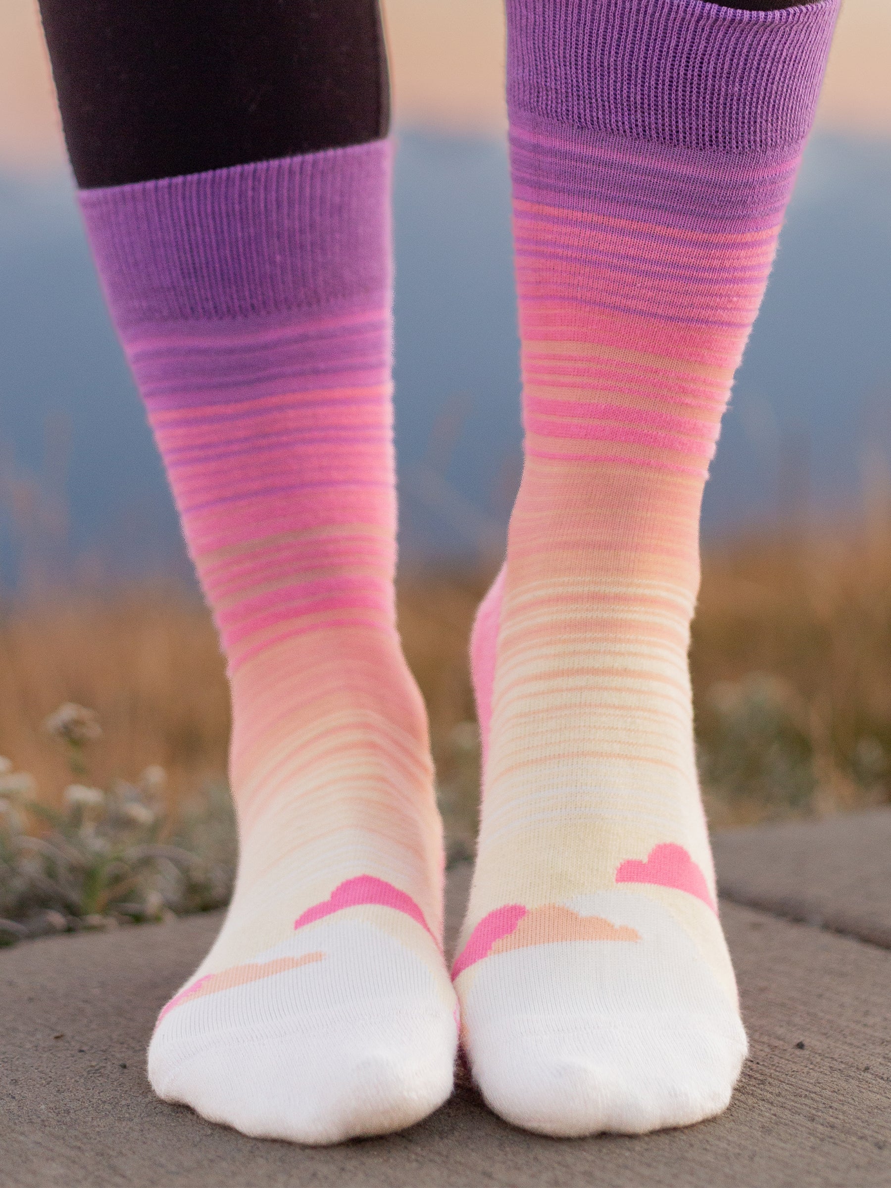 Sunrise Socks, a Organic Socks by Happy Earth Apparel