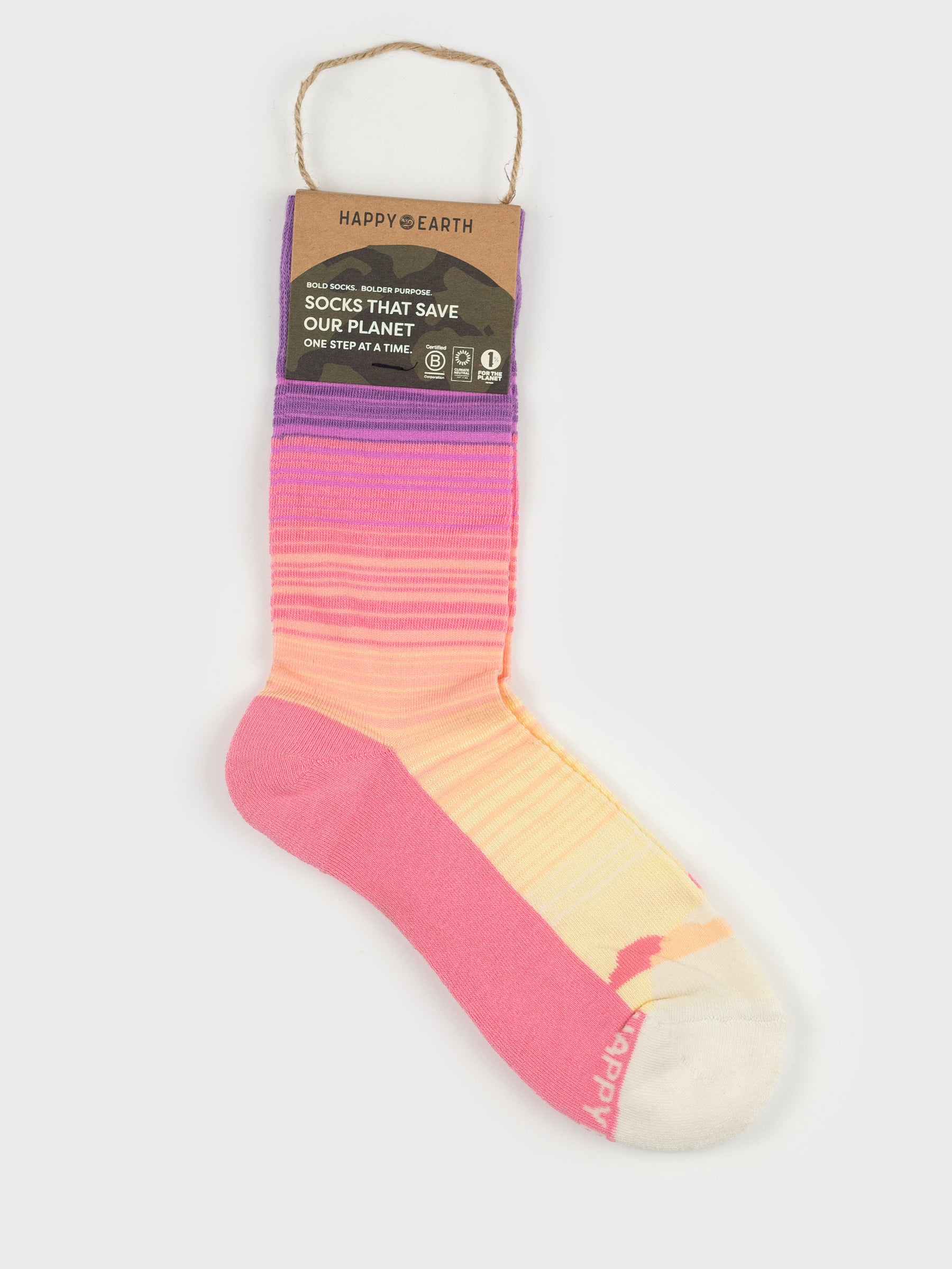 Sunrise Socks, a Organic Socks by Happy Earth Apparel