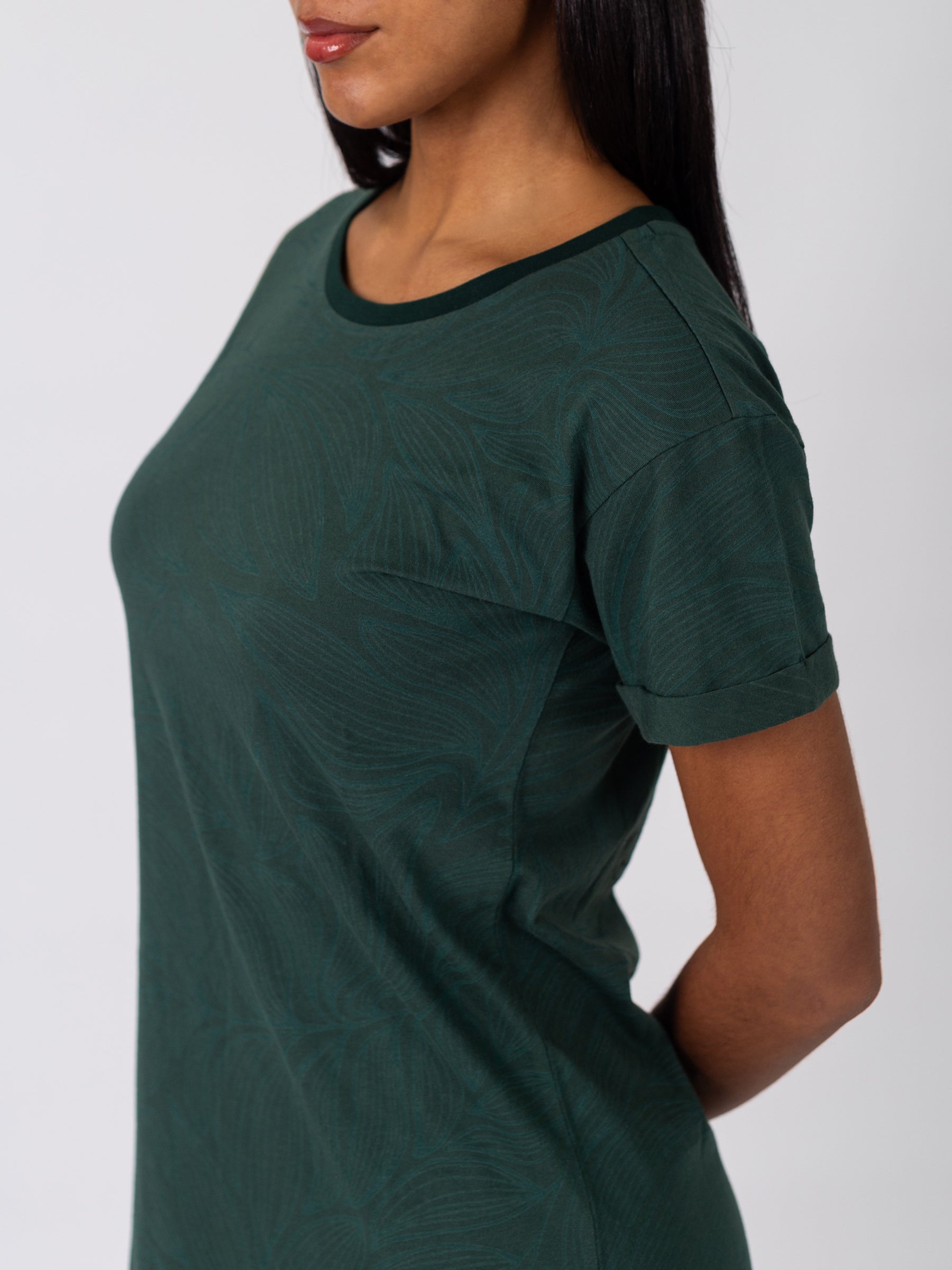 T-Shirt Dress | Tropics, a Organic Dress by Happy Earth Apparel