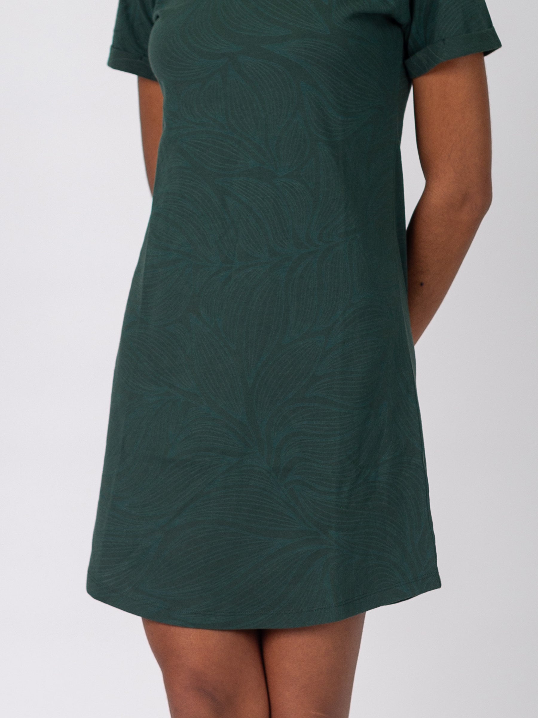 T-Shirt Dress | Tropics, a Organic Dress by Happy Earth Apparel