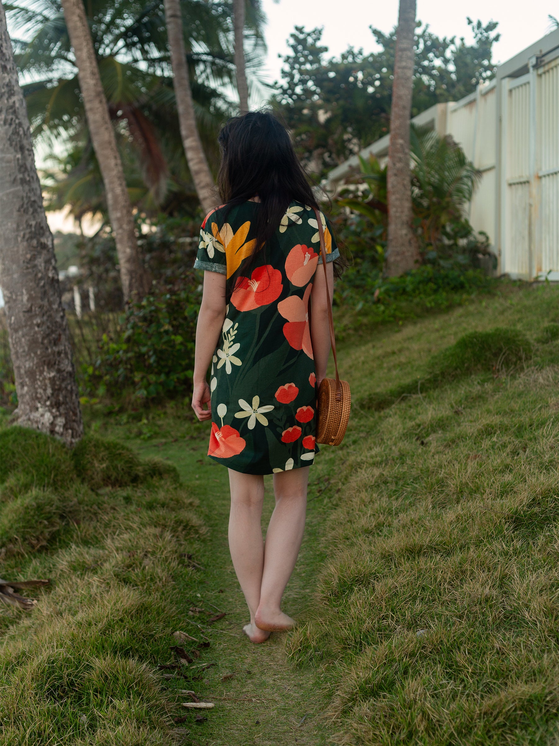 T-Shirt Dress | Paradise-Organic Dress-Happy Earth