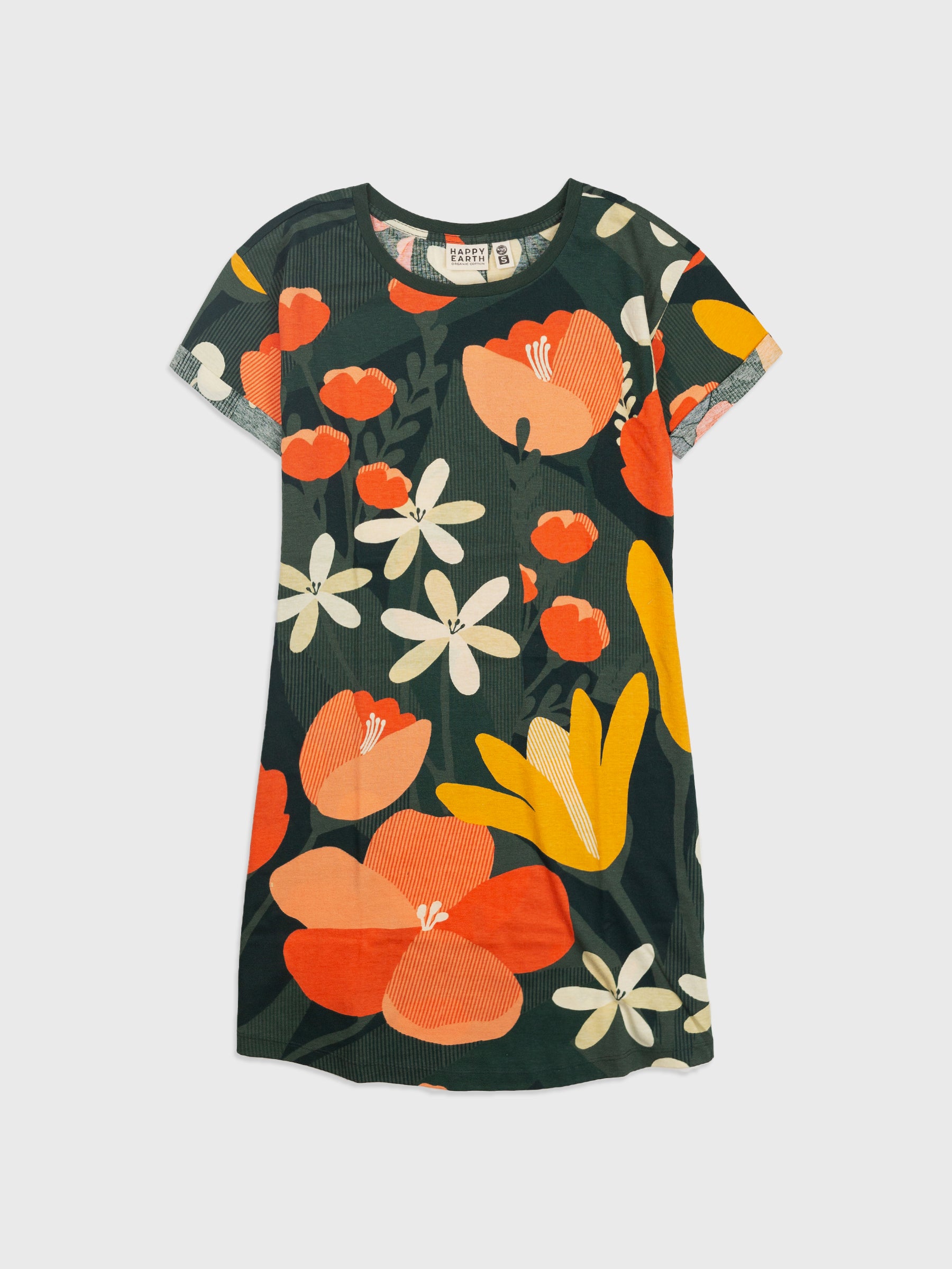 T-Shirt Dress | Paradise-Organic Dress-Happy Earth