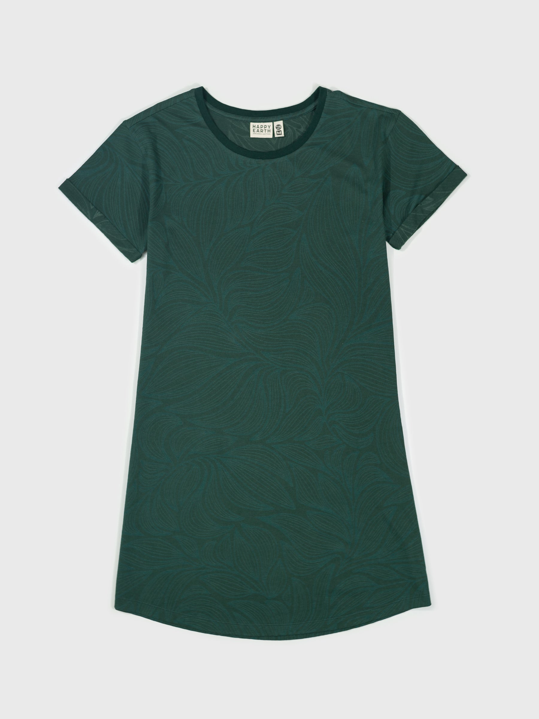 T-Shirt Dress | Tropics, a Organic Dress by Happy Earth Apparel