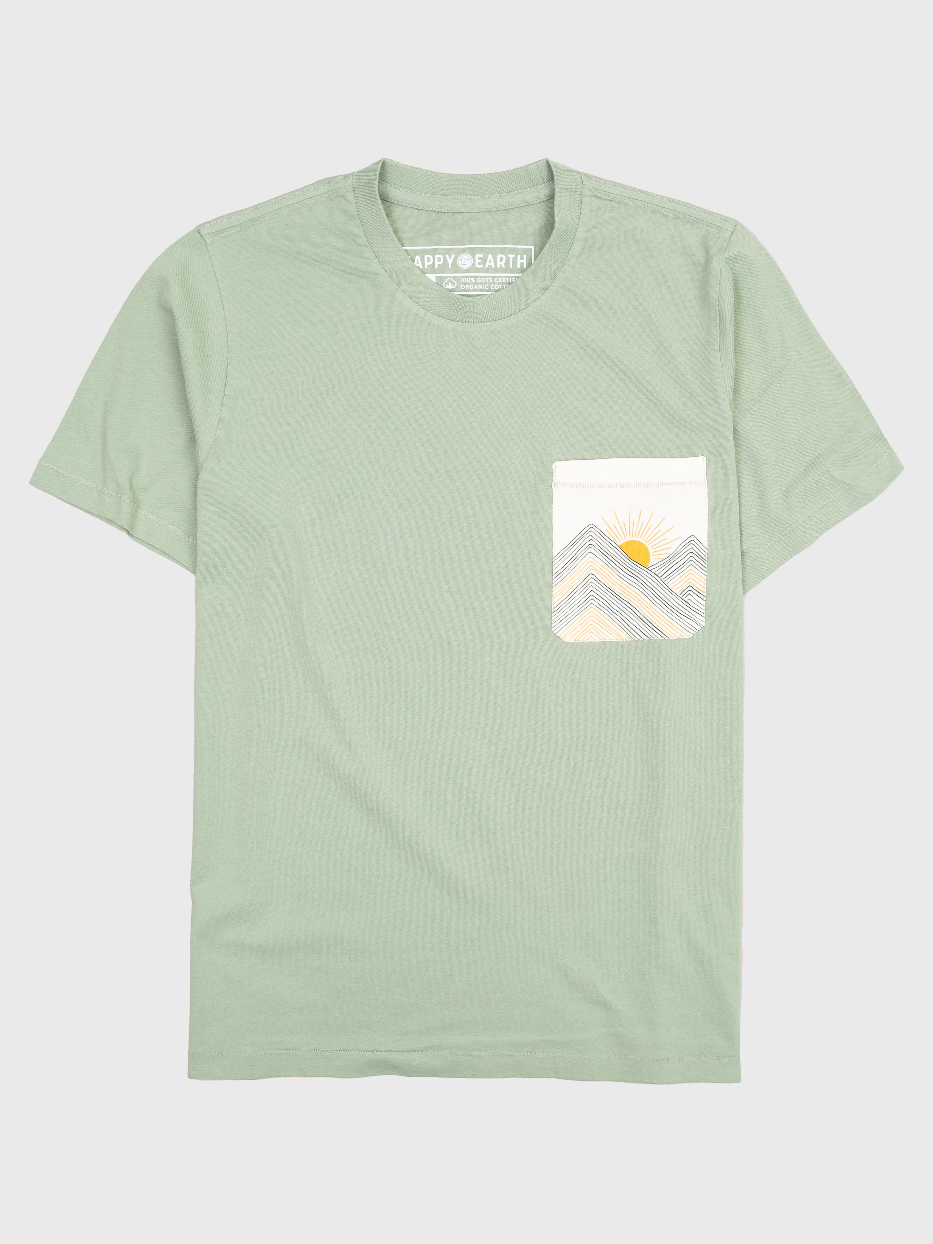 Rainbow Mountains Pocket Tee