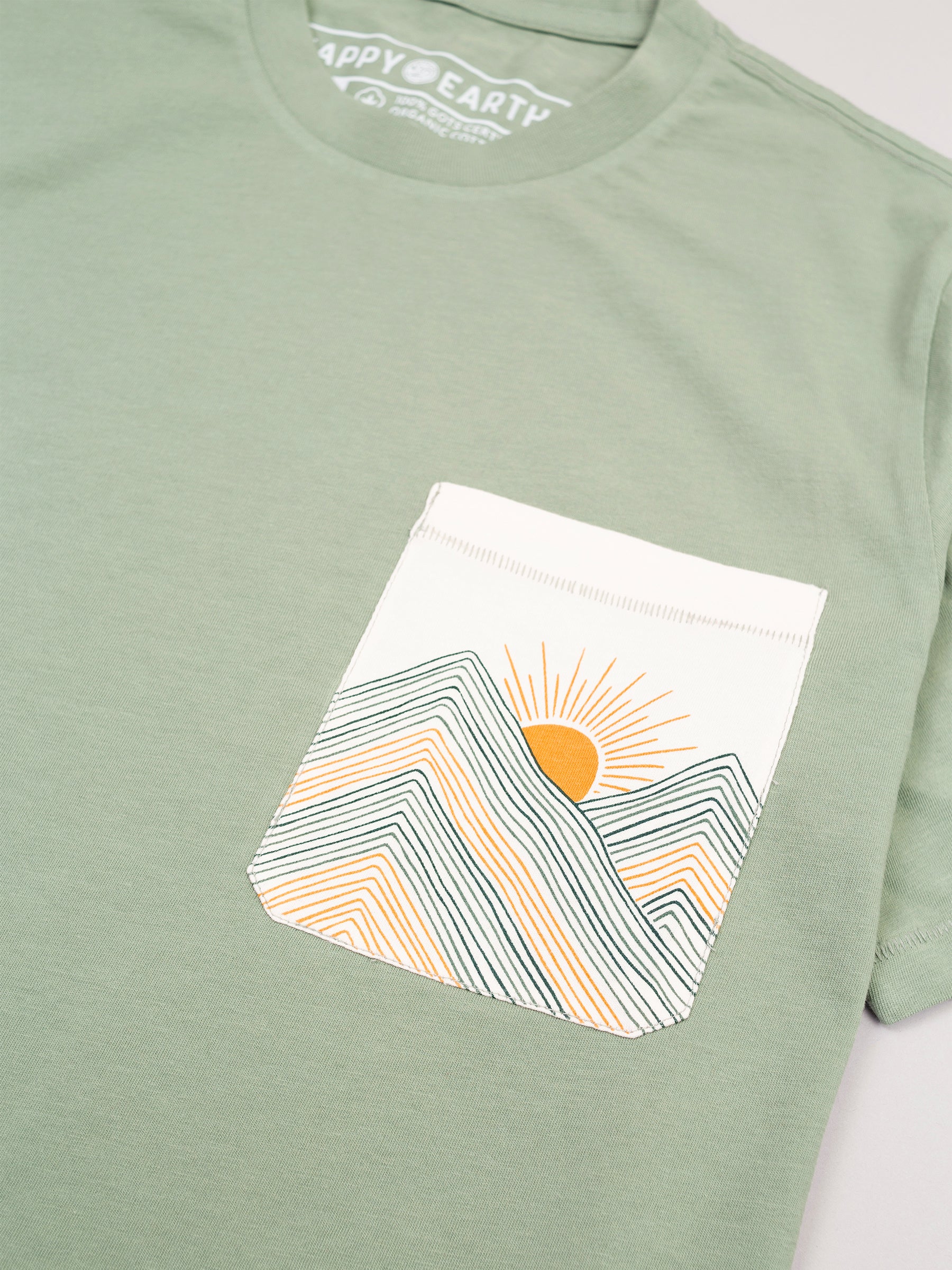 Rainbow Mountains Pocket Tee