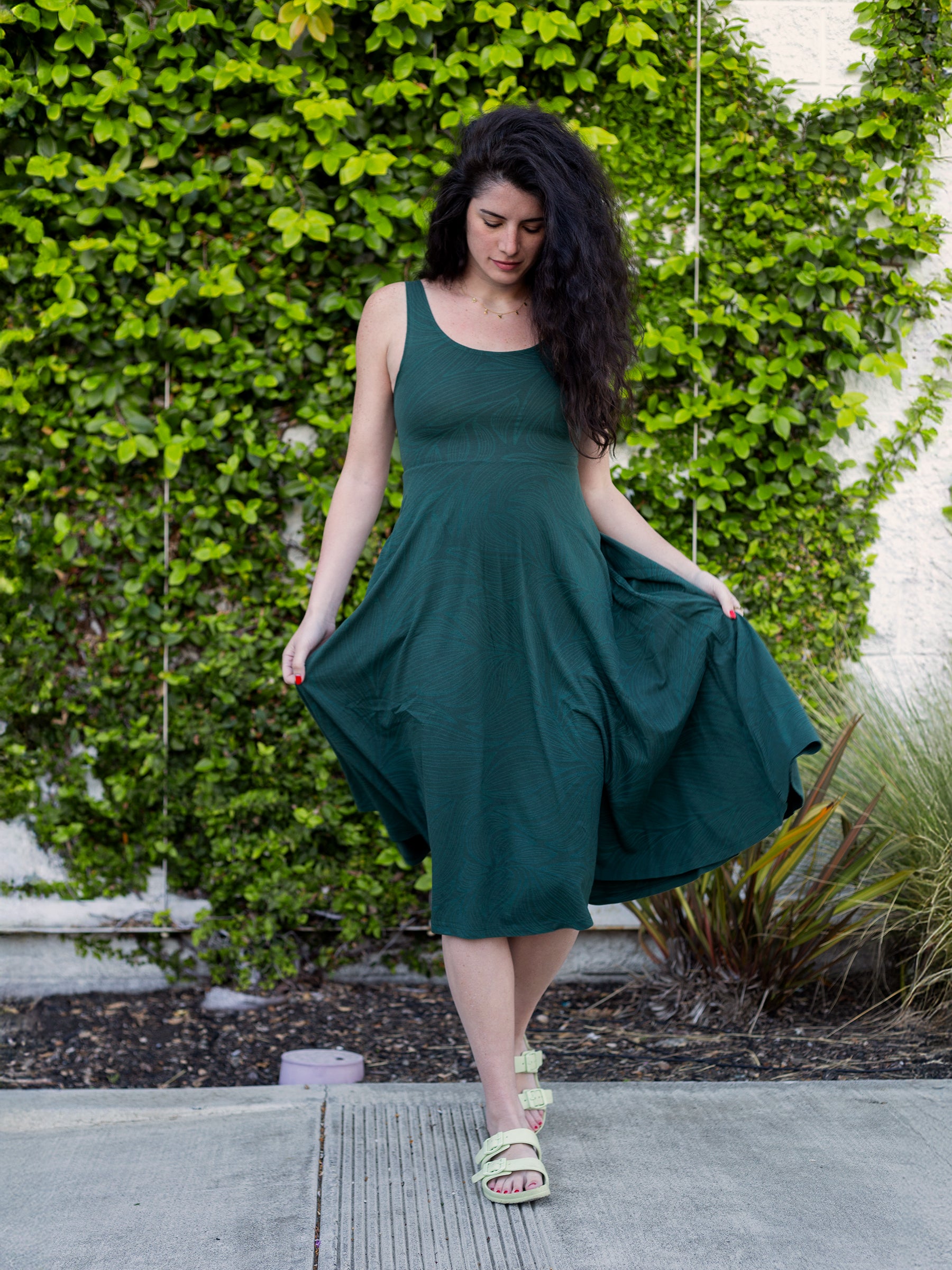 Lily Midi Dress | Tropics