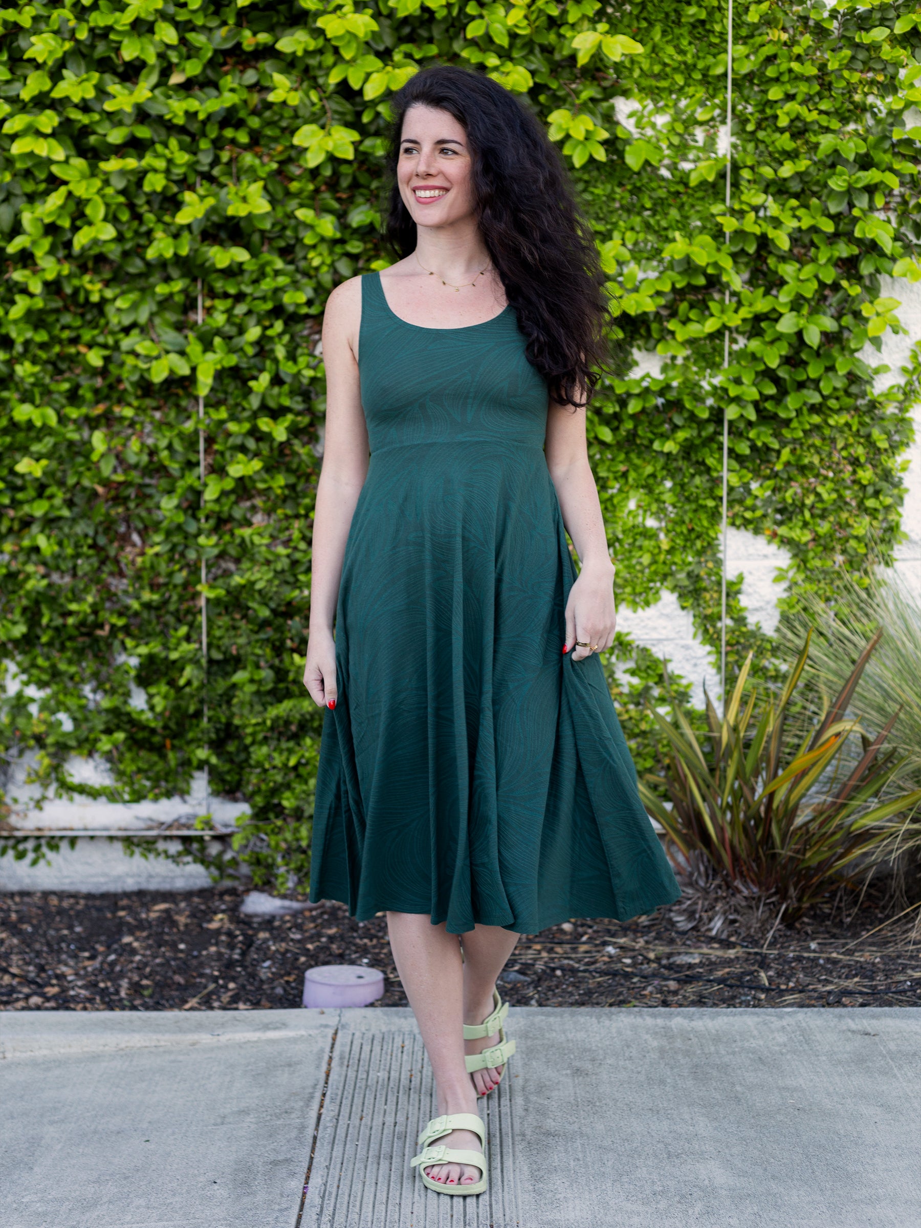 Lily Midi Dress | Tropics