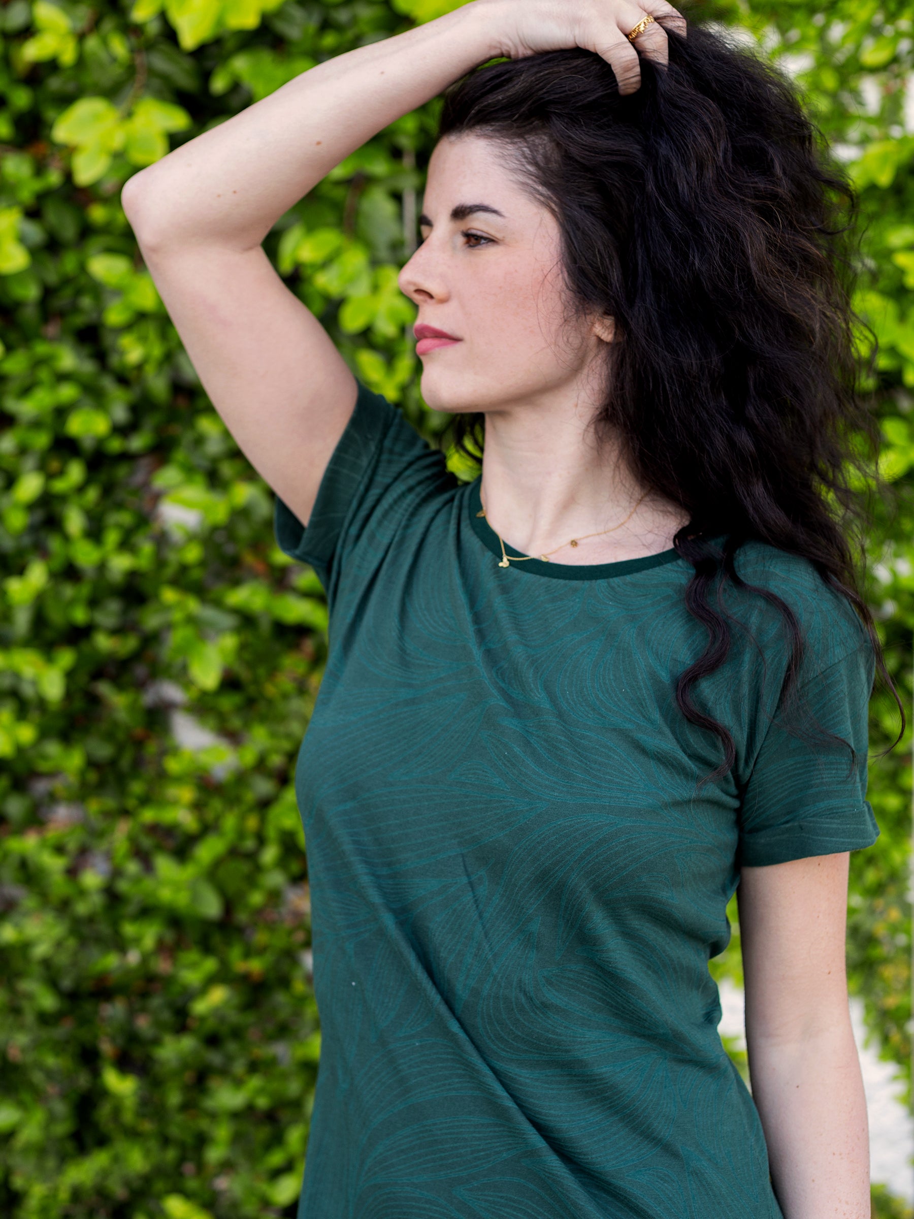 T-Shirt Dress | Tropics, a Organic Dress by Happy Earth Apparel