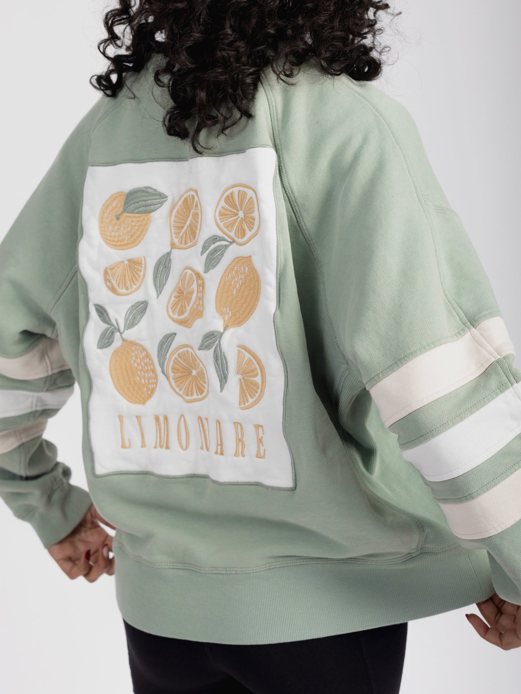 ZESTY Embroidered Organic Pullover