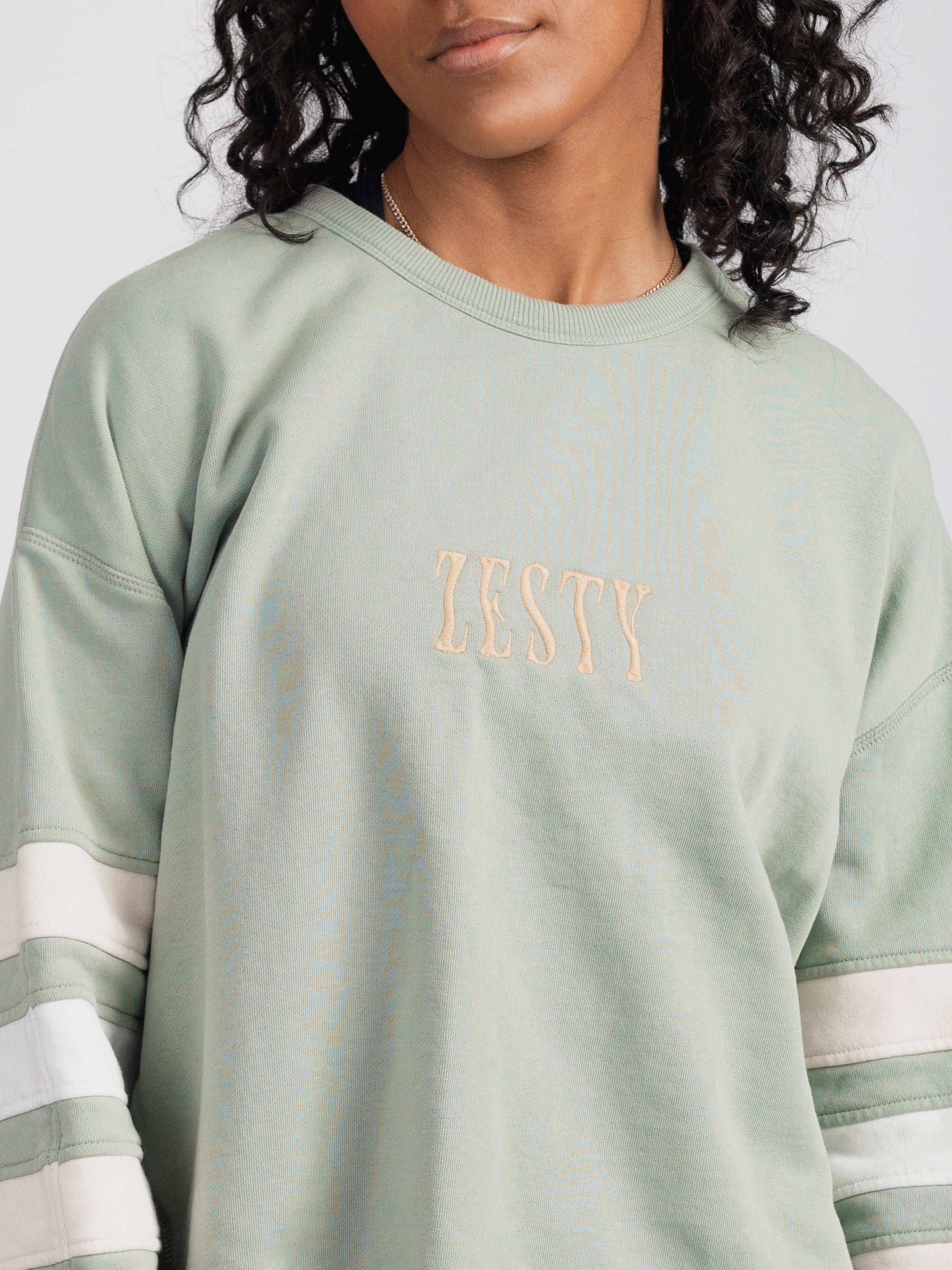 ZESTY Embroidered Organic Pullover