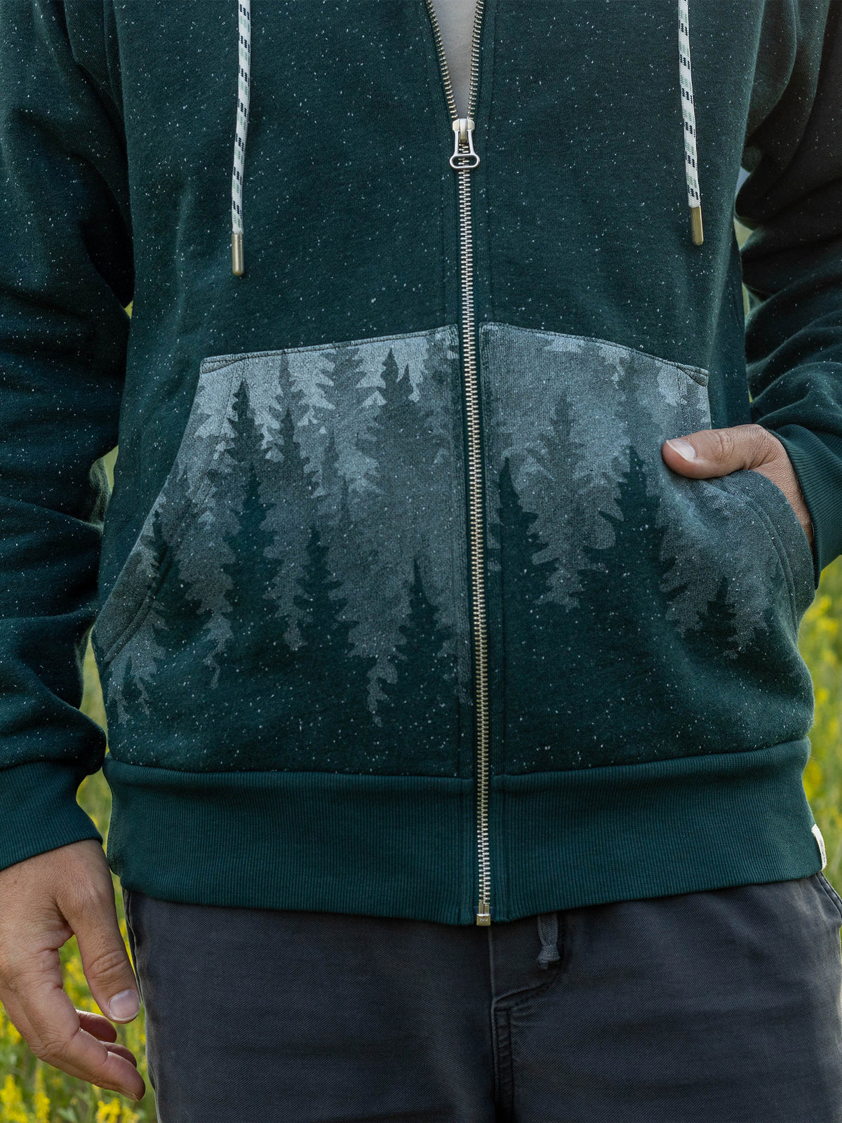 Misty Forest Zip Hoodie