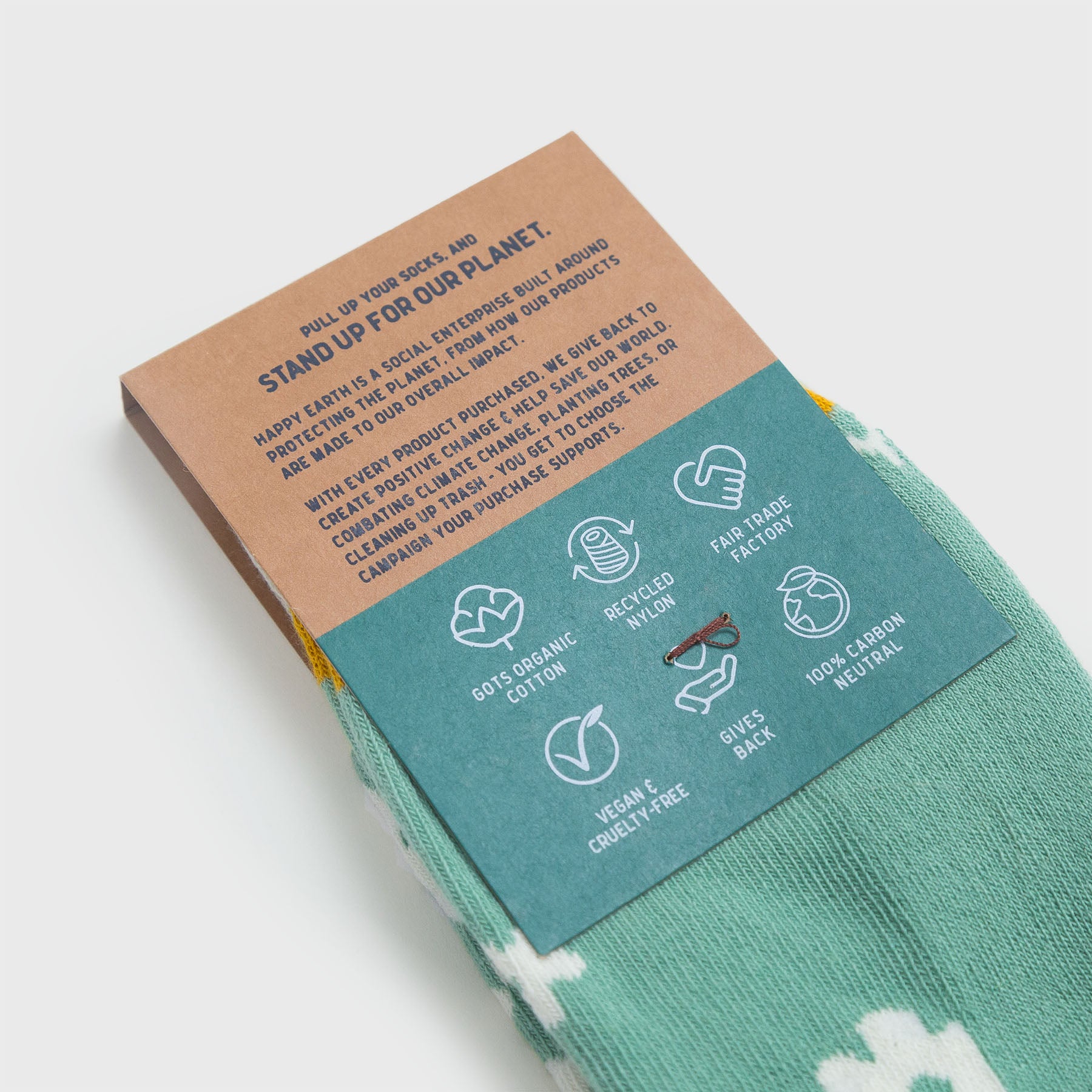 Flower Power Socks-Organic Socks-Happy Earth
