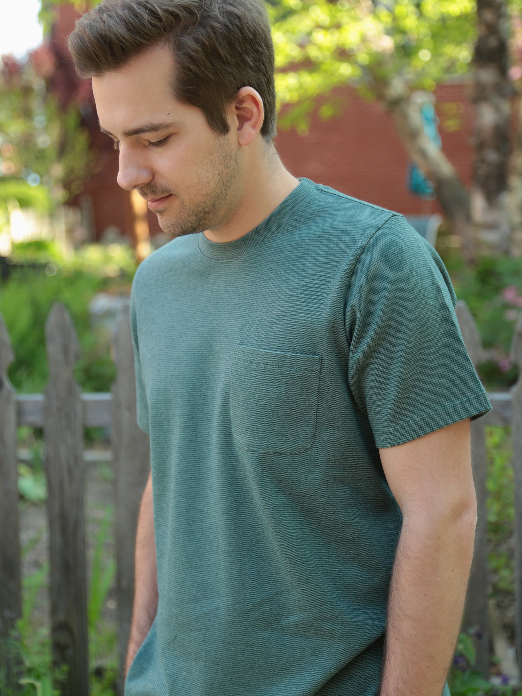 Premium-Weight Tee | Calathea Green