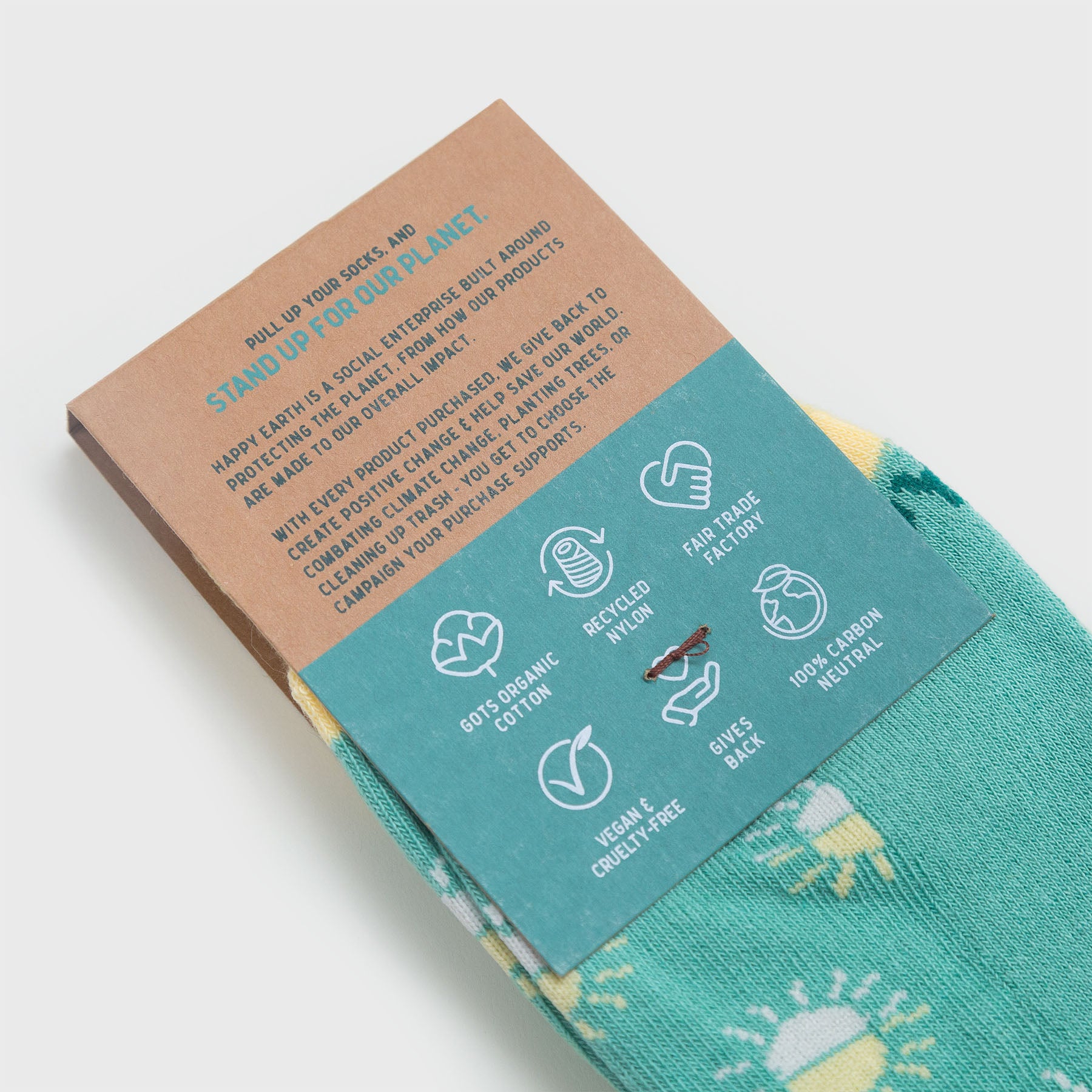 Seas the Day Socks-Organic Socks-Happy Earth