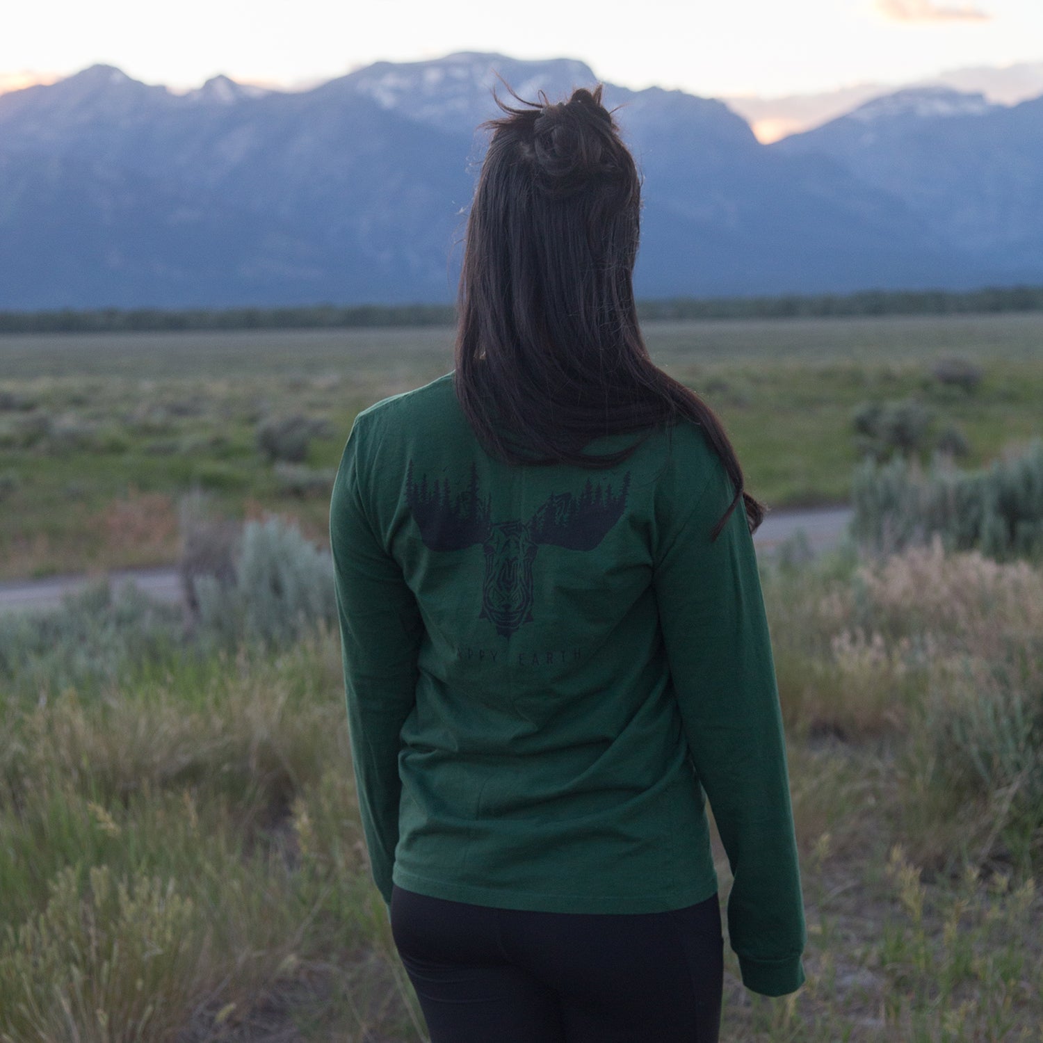 Forest Guardian Organic Long Sleeve Tee - Happy Earth Apparel
