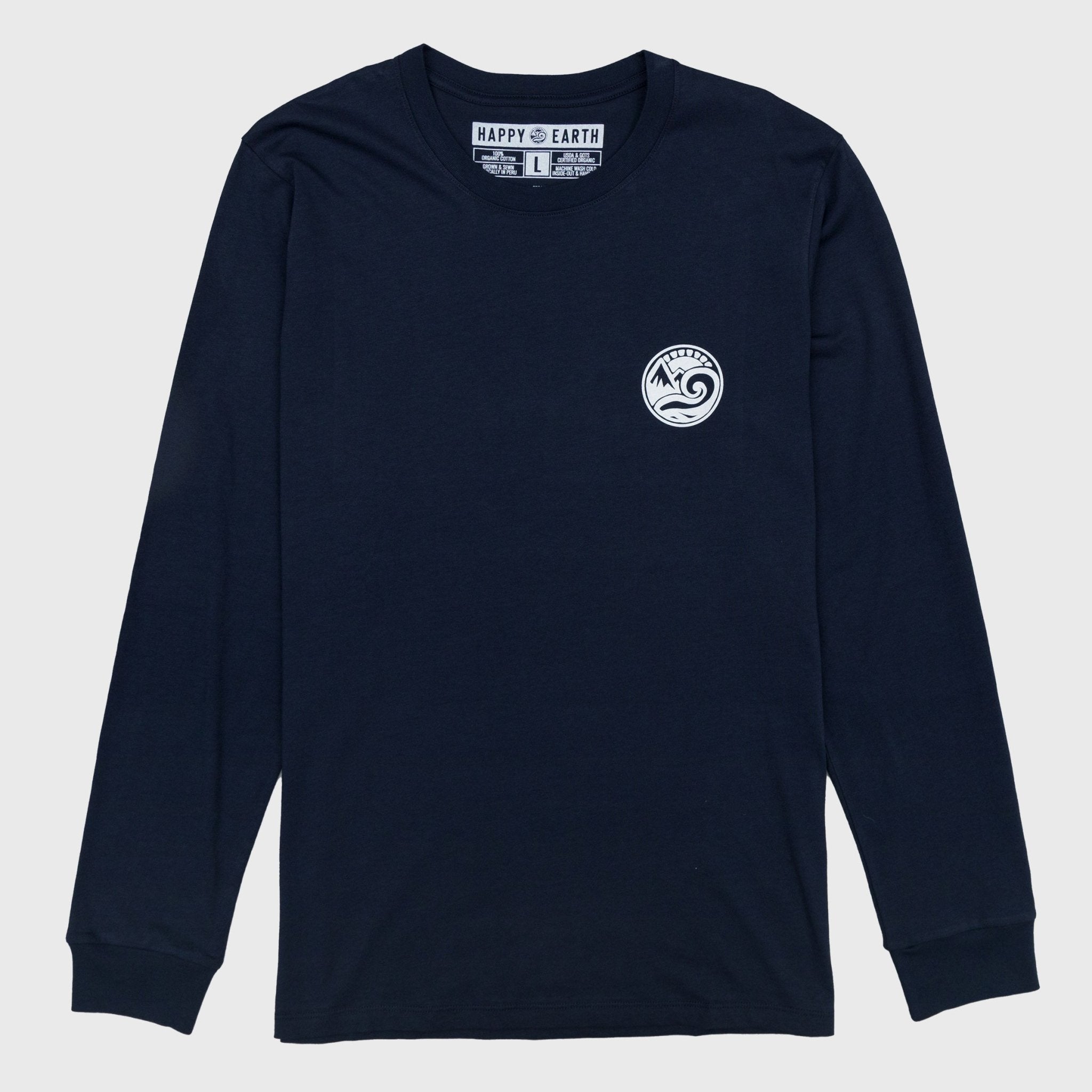 Ours Polaire Organic Long Sleeve Tee - Happy Earth Apparel