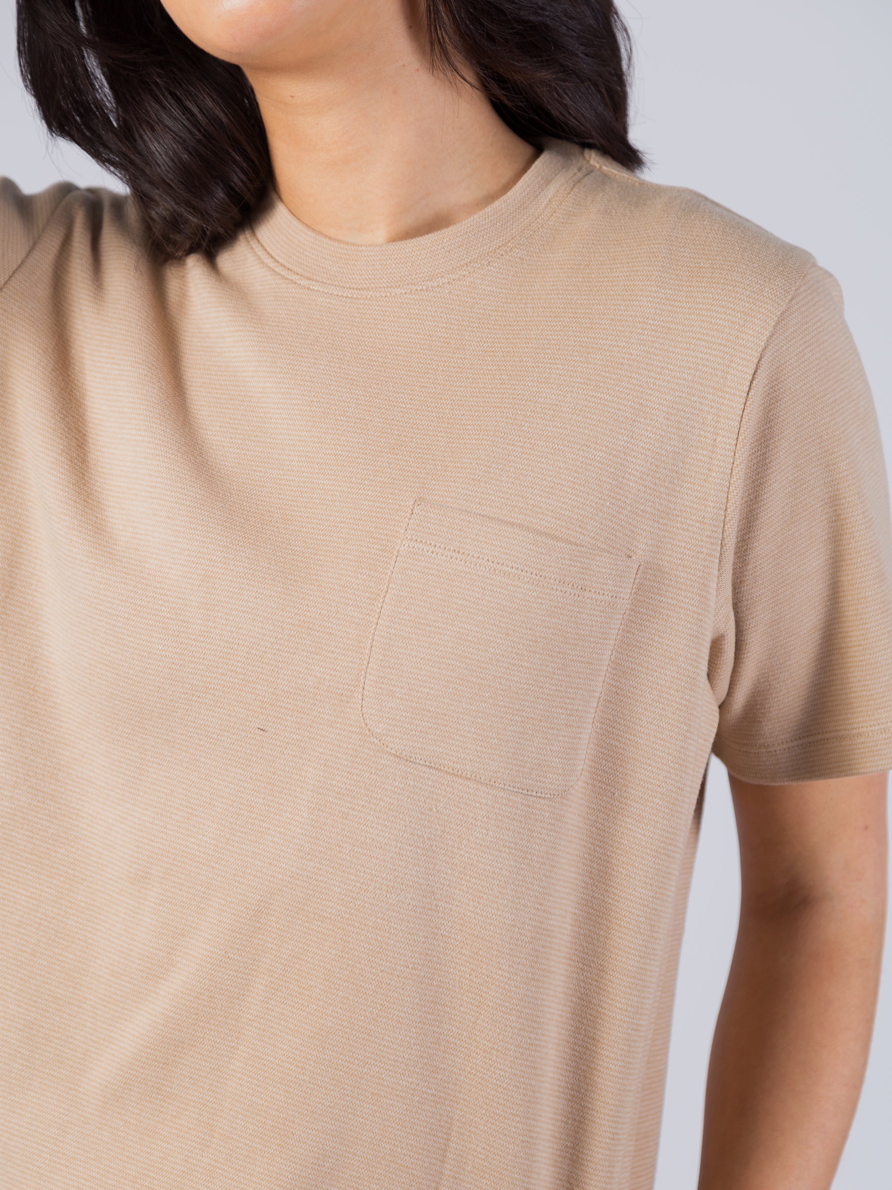 Premium-Weight Tee | Beech Wood
