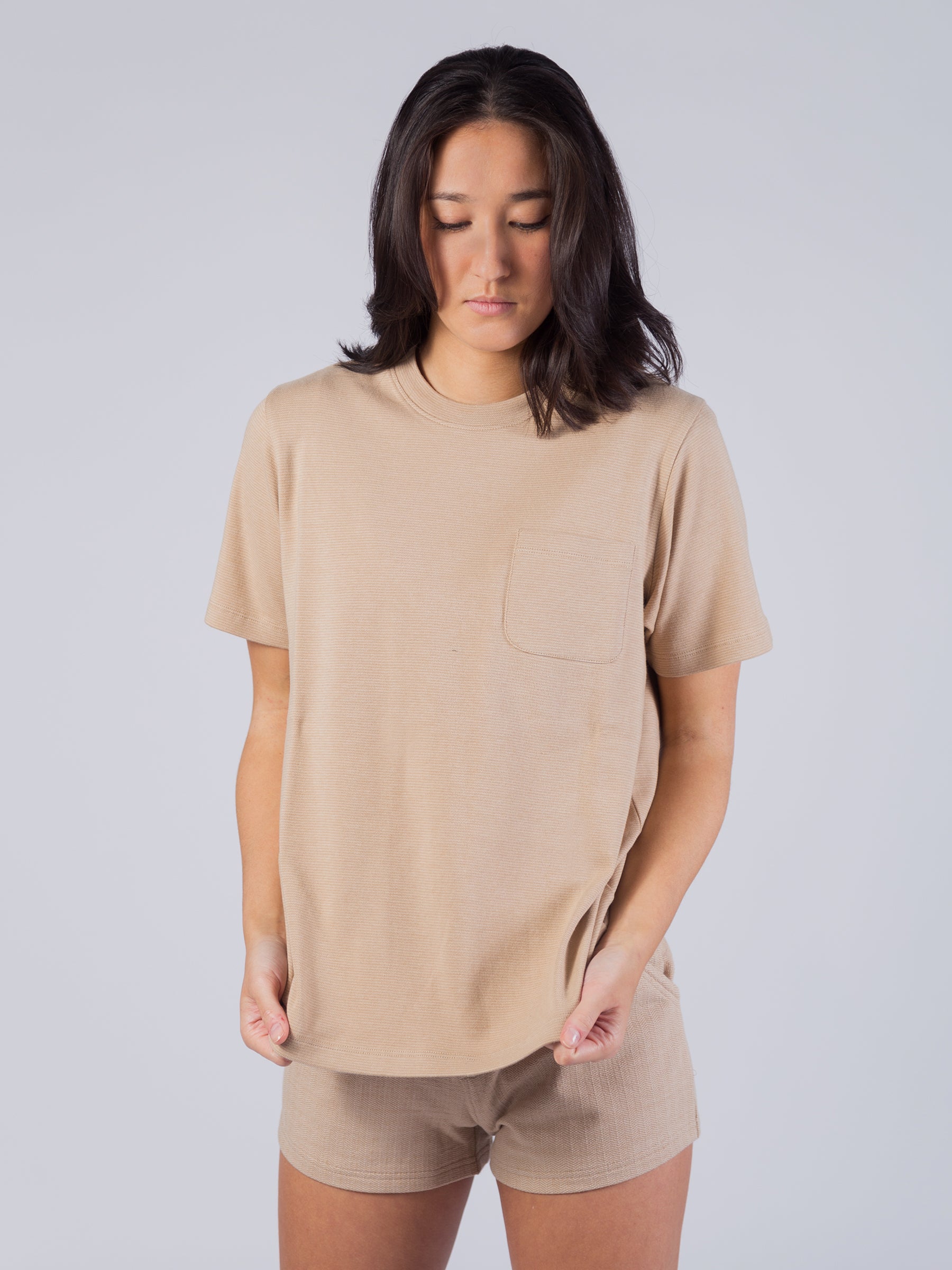 Premium-Weight Tee | Beech Wood
