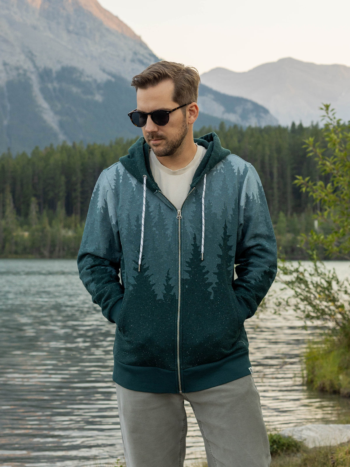 Cloud Forest Zip Hoodie