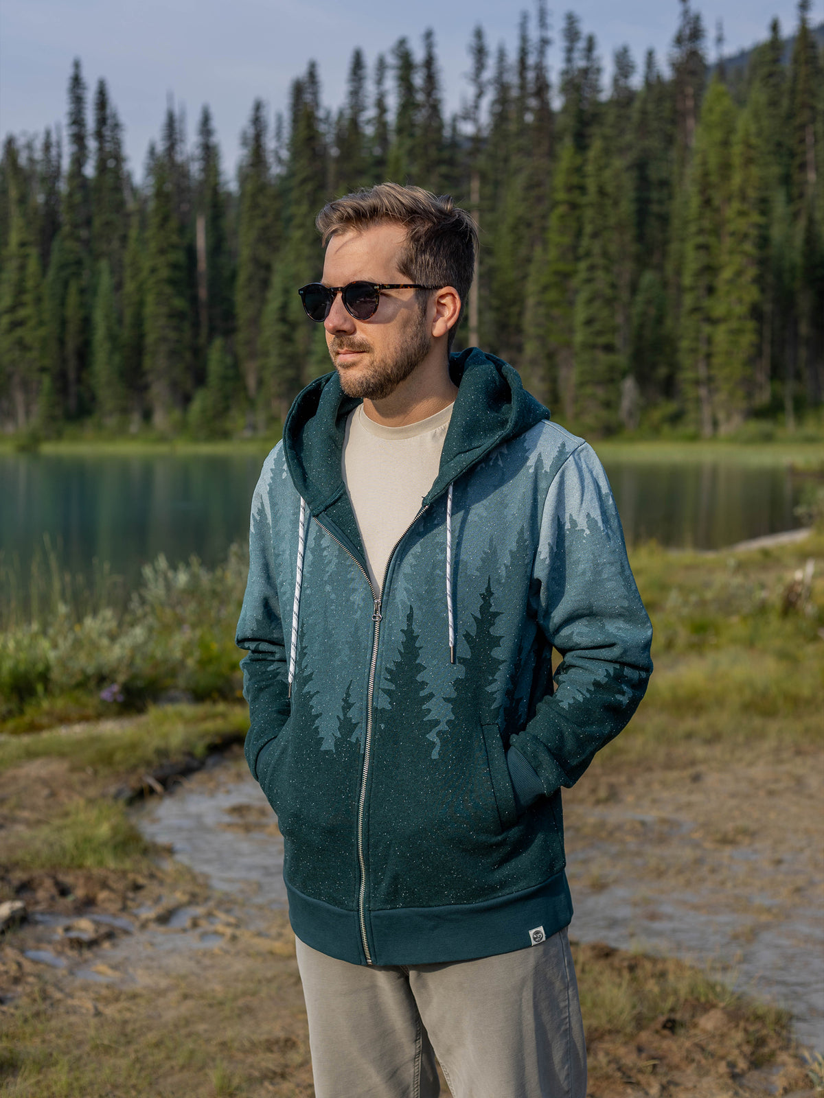 Cloud Forest Zip Hoodie