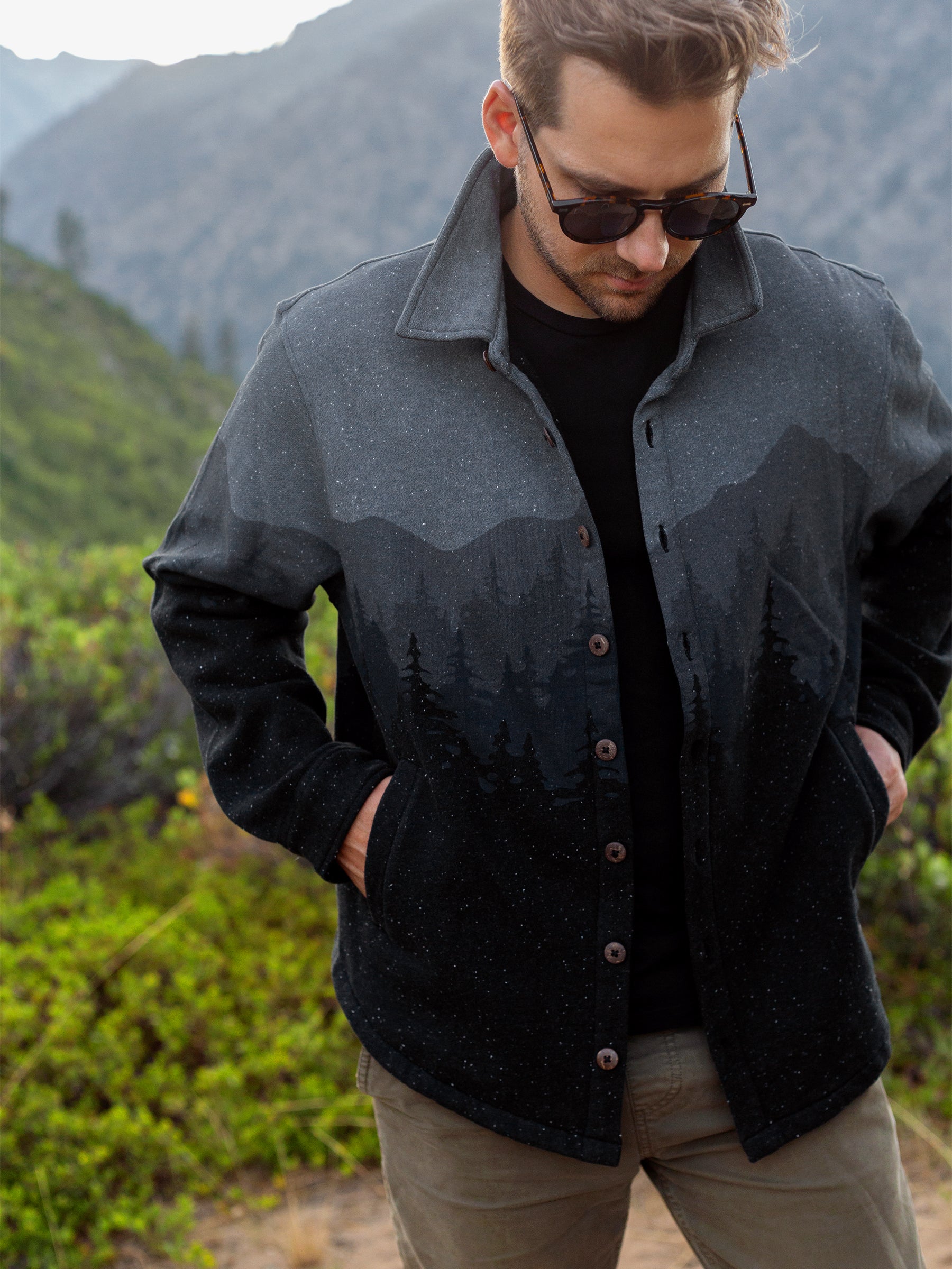 Dark Frost Blanket Shirt