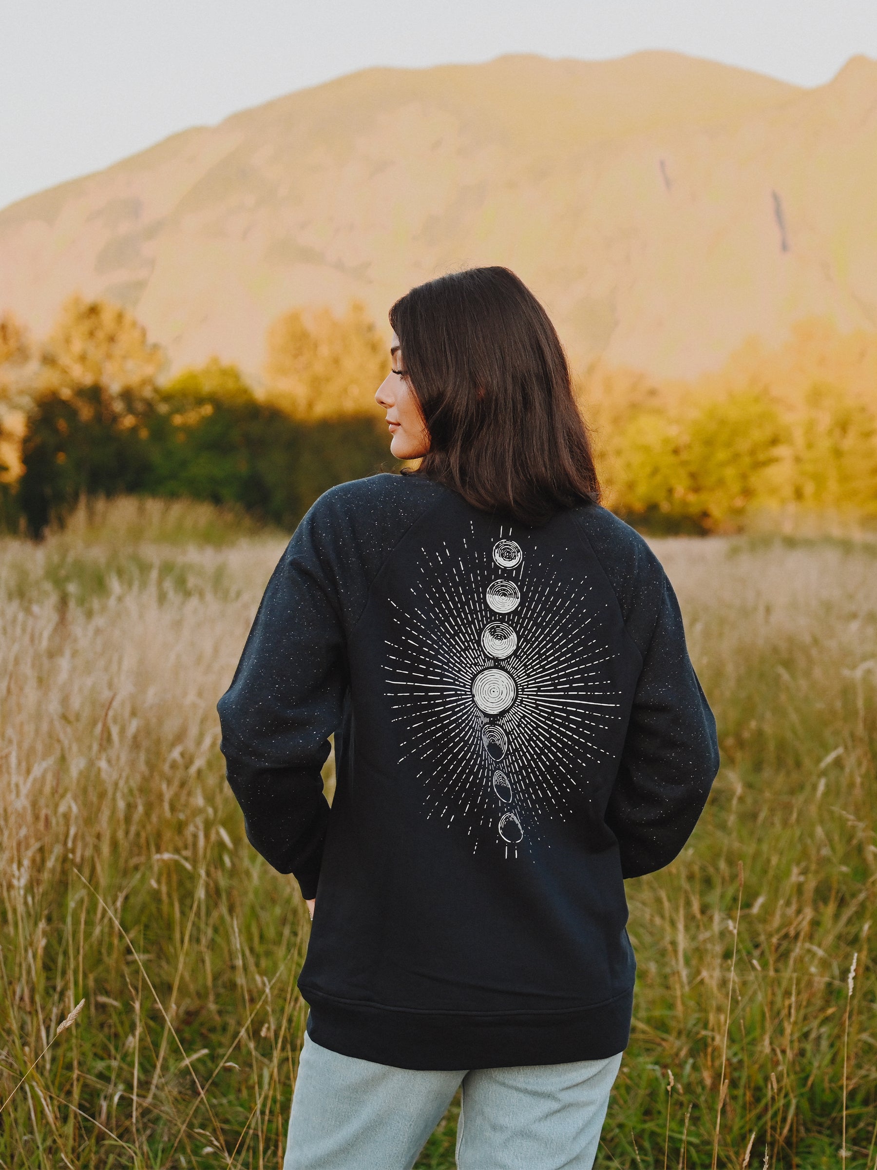 Moonshine Pullover - Organic Cotton Fleece Sweatshirt | Happy Earth