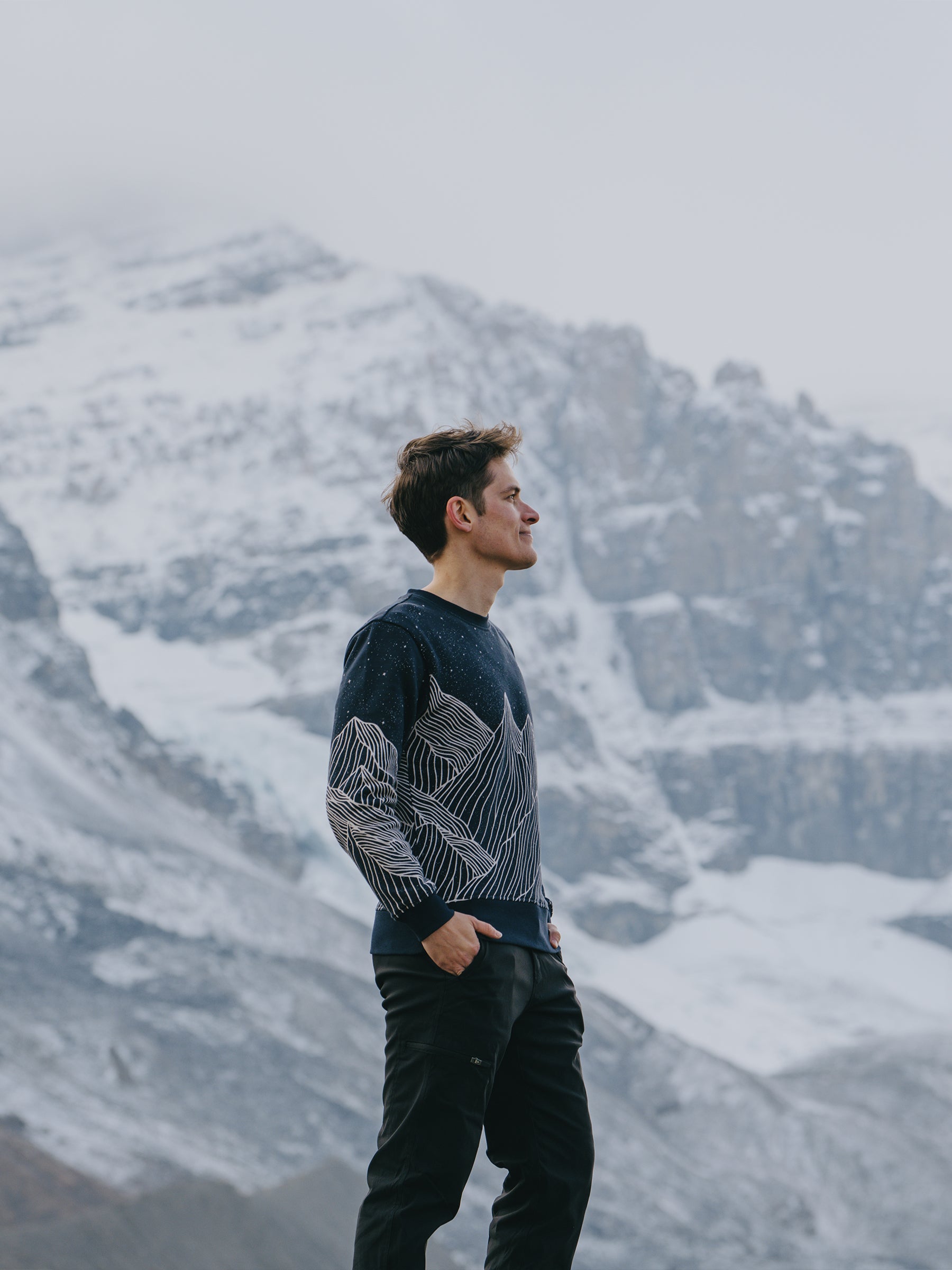 Alpine Etching Pullover
