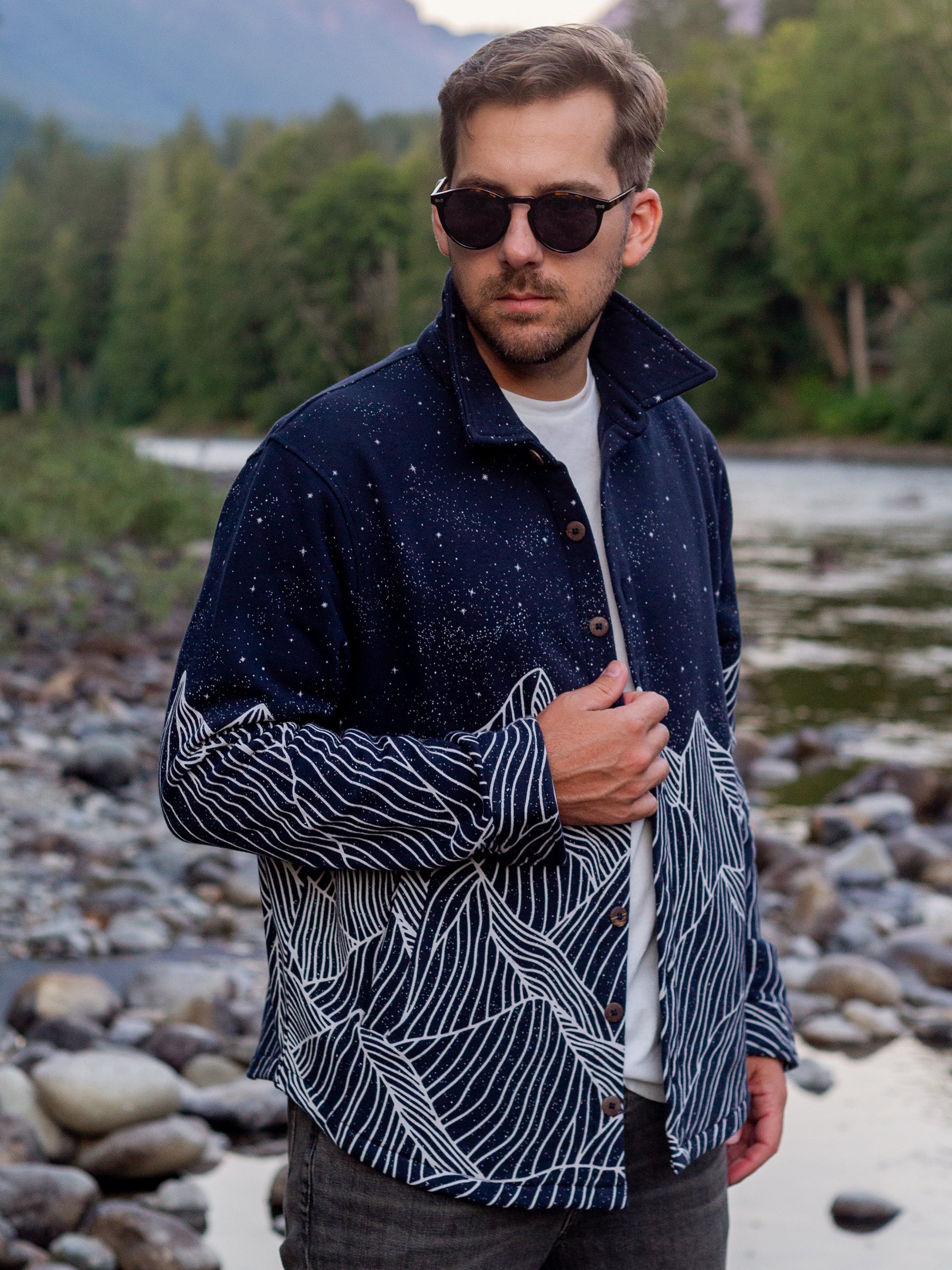 Alpine Etching Blanket Shirt