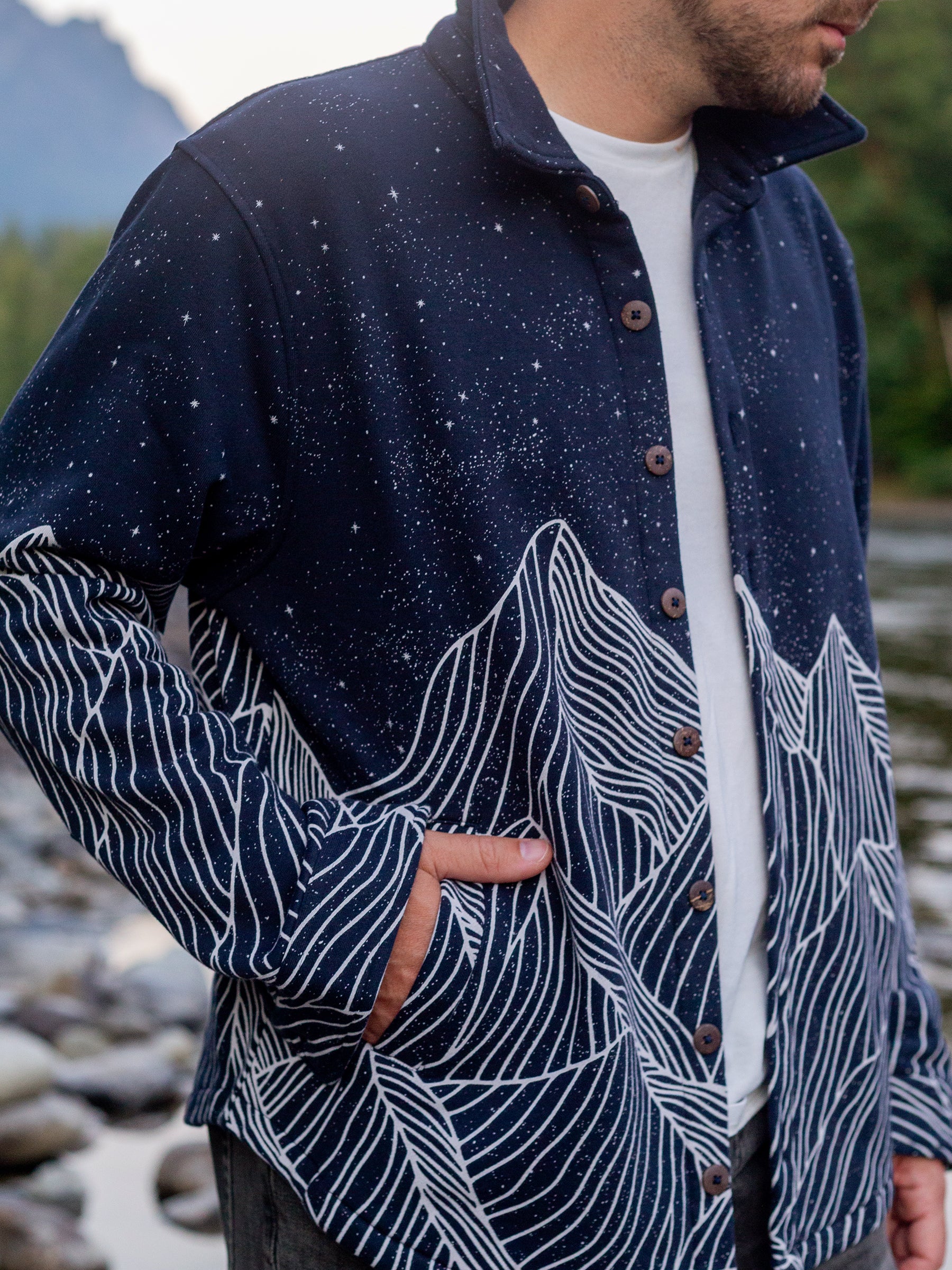 Alpine Etching Blanket Shirt