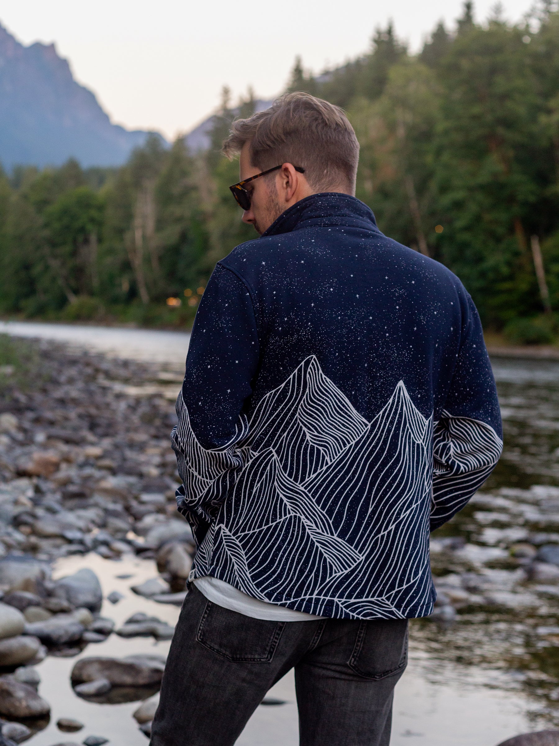 Alpine Etching Blanket Shirt
