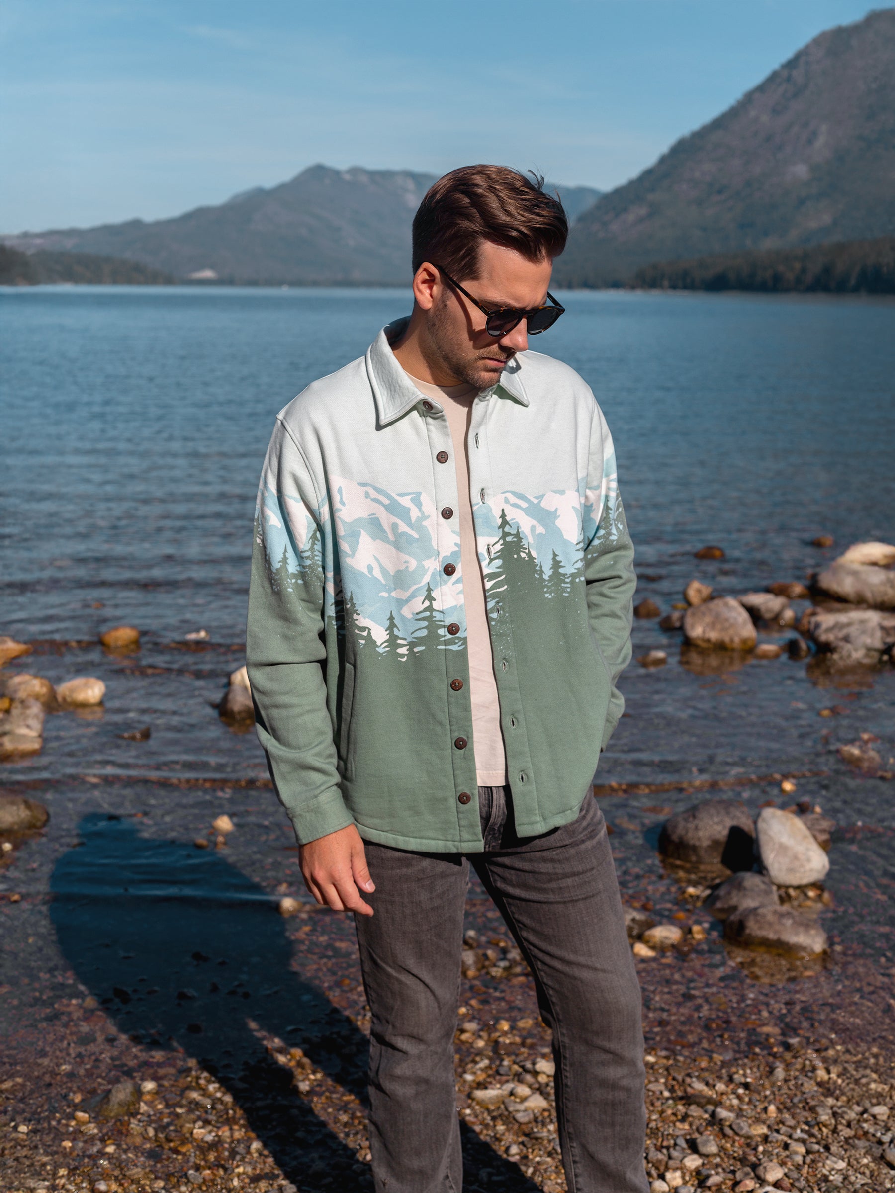Cascadia Fleece Blanket Shirt