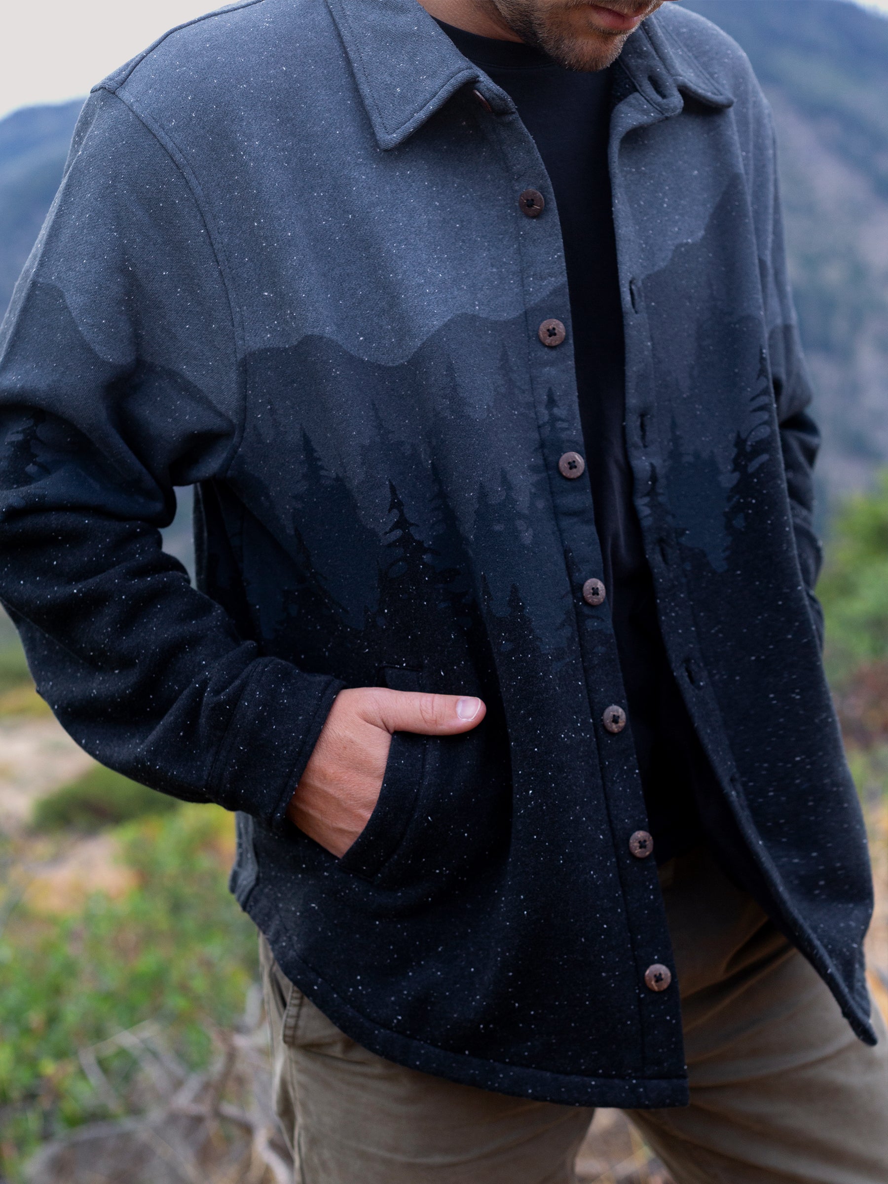 Dark Frost Blanket Shirt