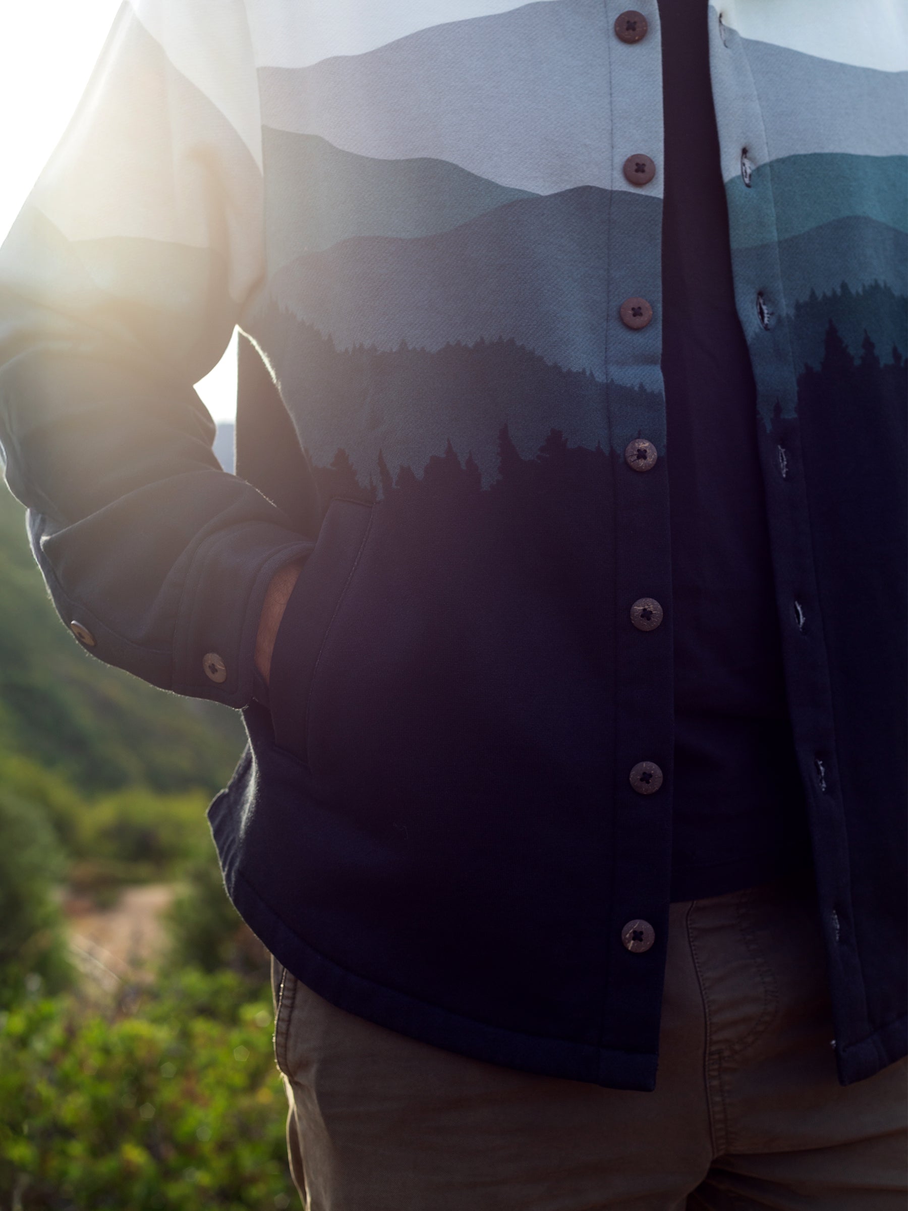 Smoky Mountains Blanket Shirt