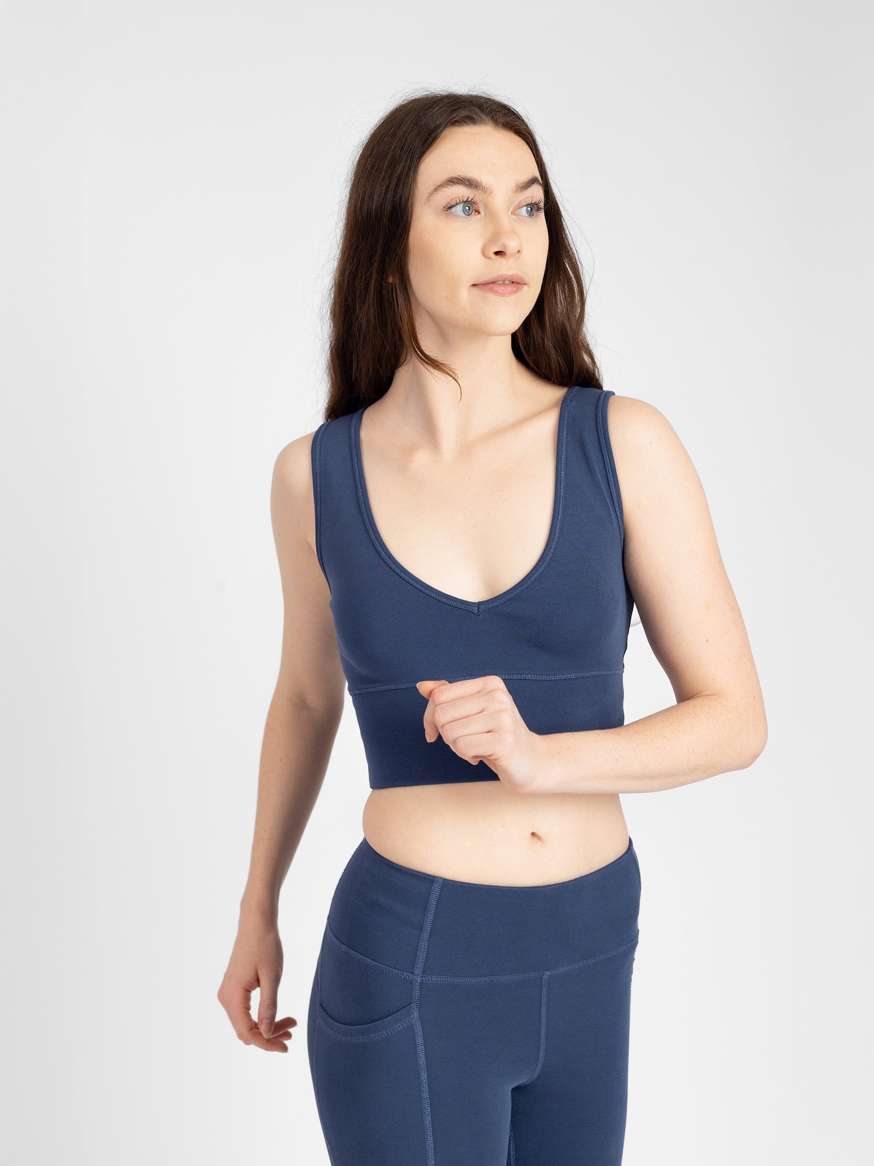PlantTec™ Organic Reversible Crop Tank | Blueberry