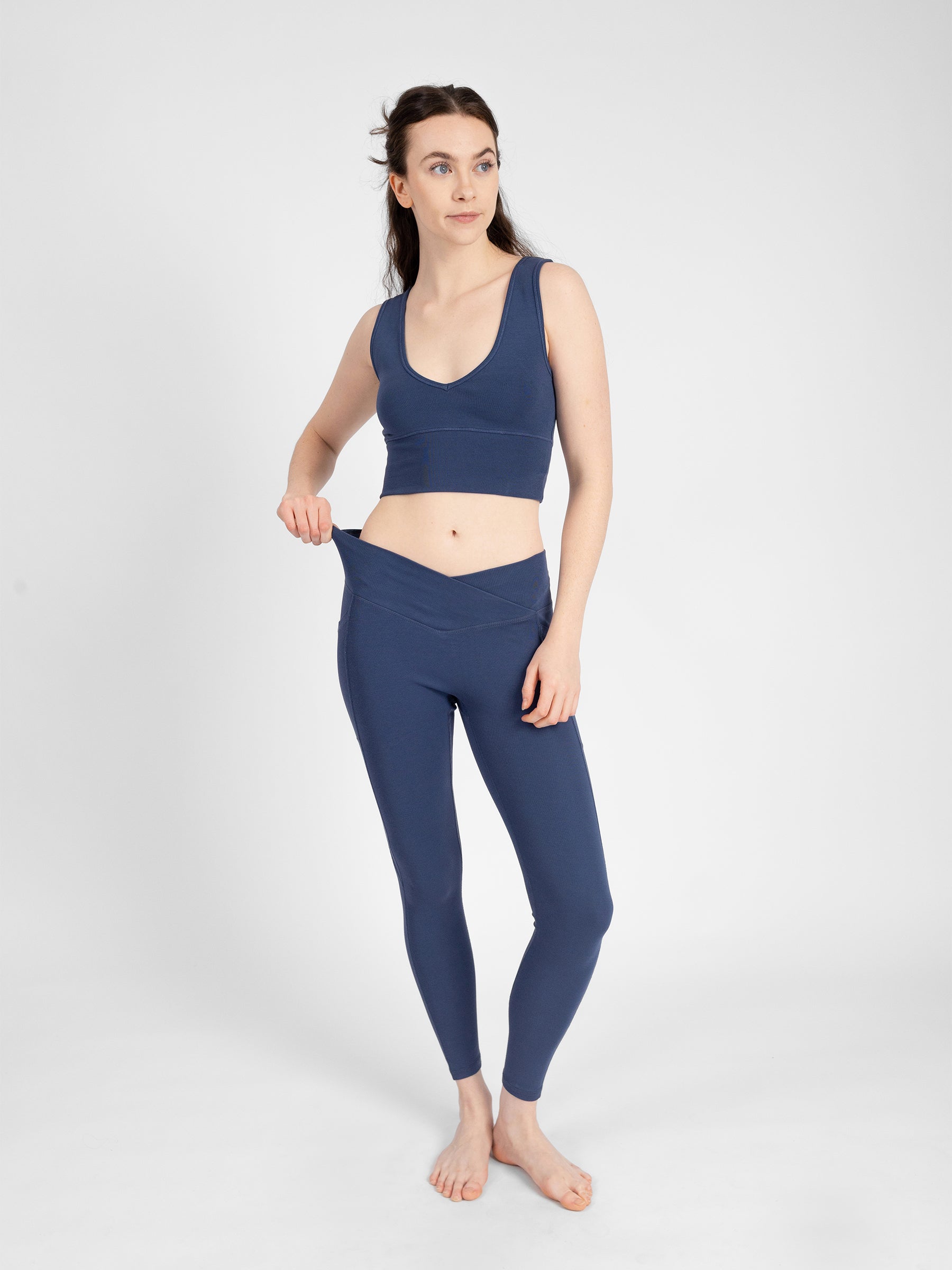 PlantTec™ Organic Seamless Leggings | Blueberry