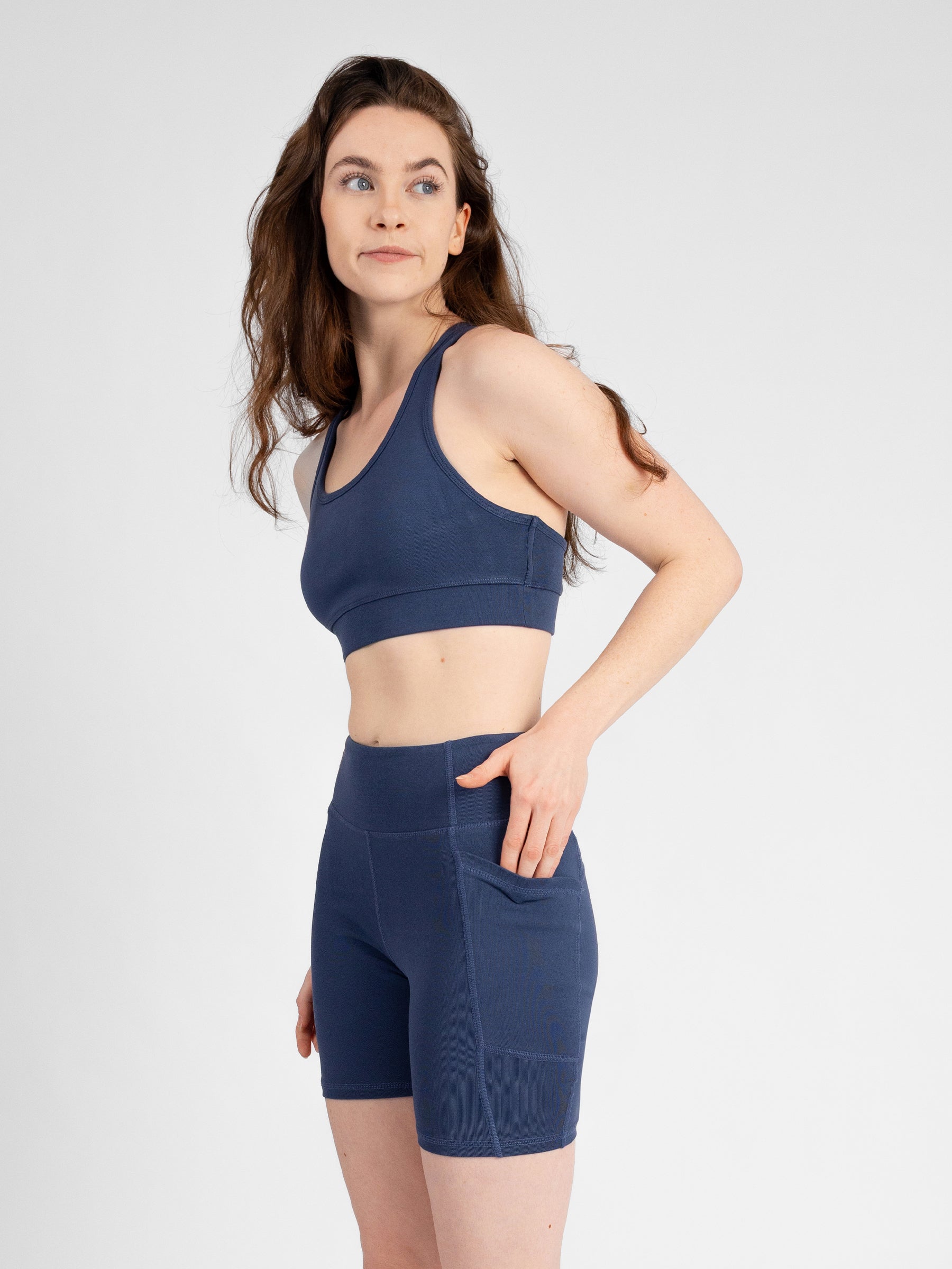 PlantTec™ Organic Shorts | Blueberry