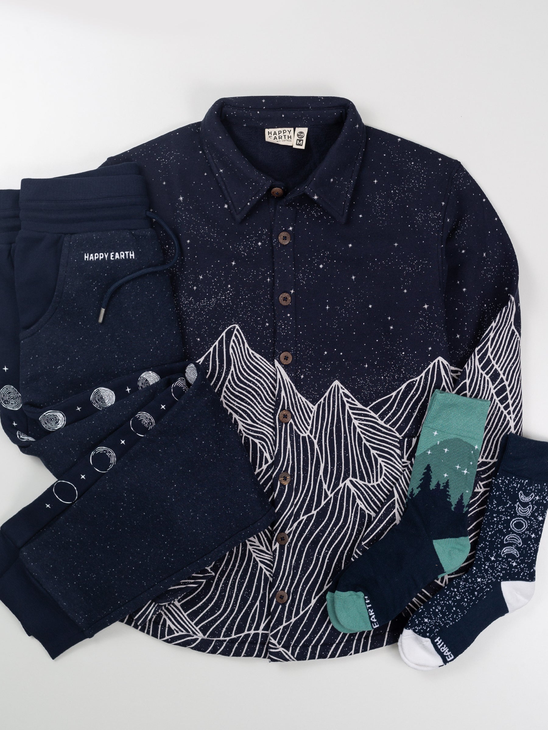 Alpine Etching Blanket Shirt Bundle, a Gift Bundle by Happy Earth Apparel