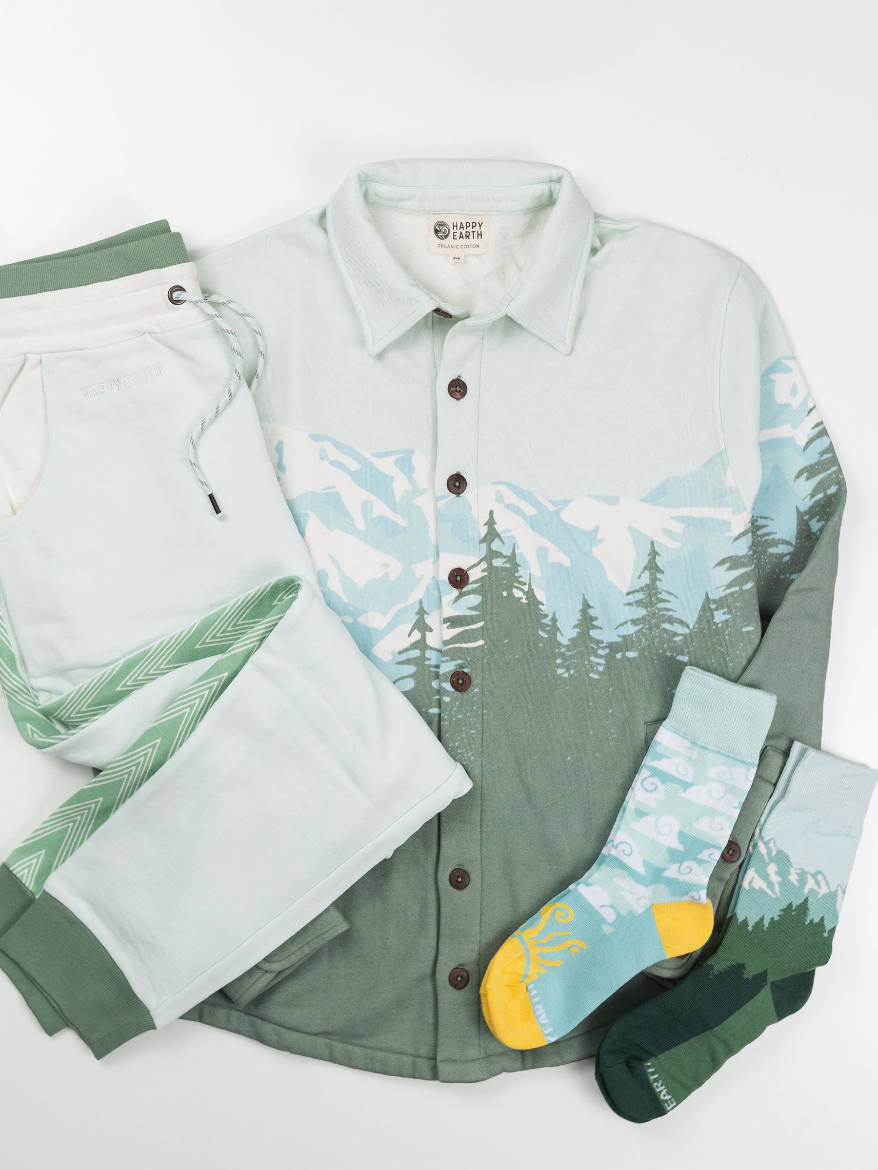 Cascadia Blanket Shirt Bundle, a Gift Bundle by Happy Earth Apparel