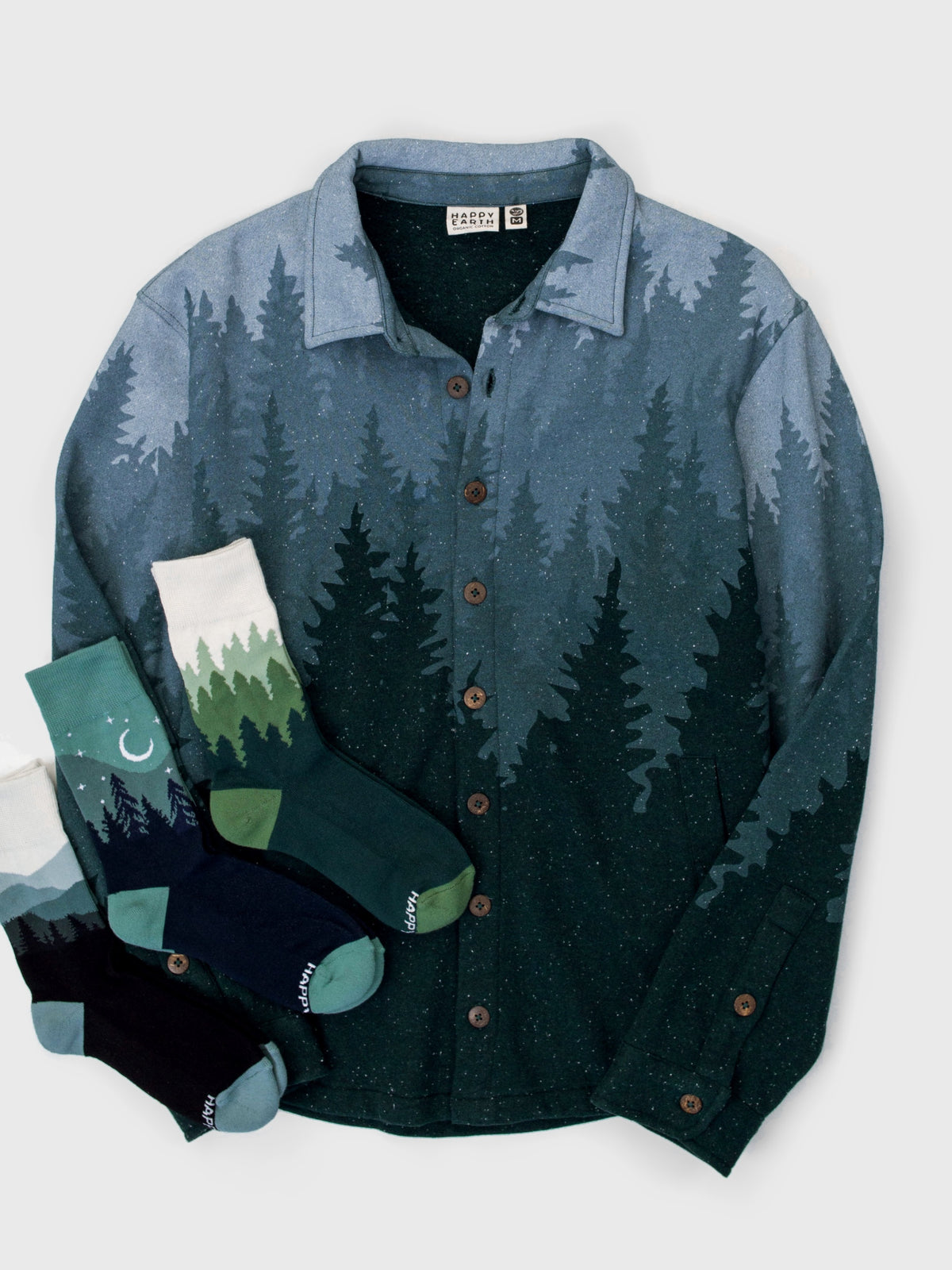 Misty Forest Blanket Shirt Bundle