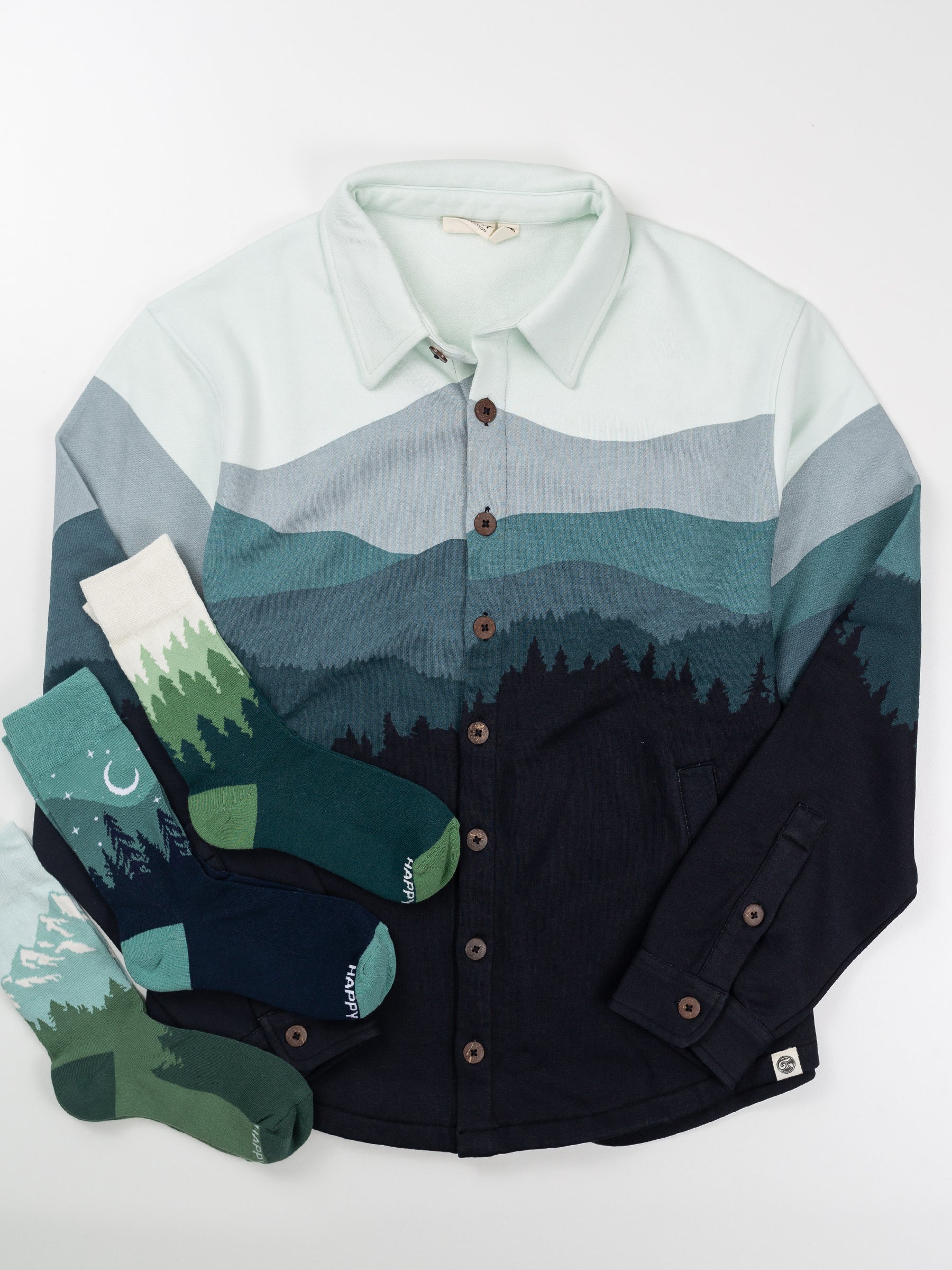 Smoky Mountains Blanket Shirt Bundle, a Gift Bundle by Happy Earth Apparel