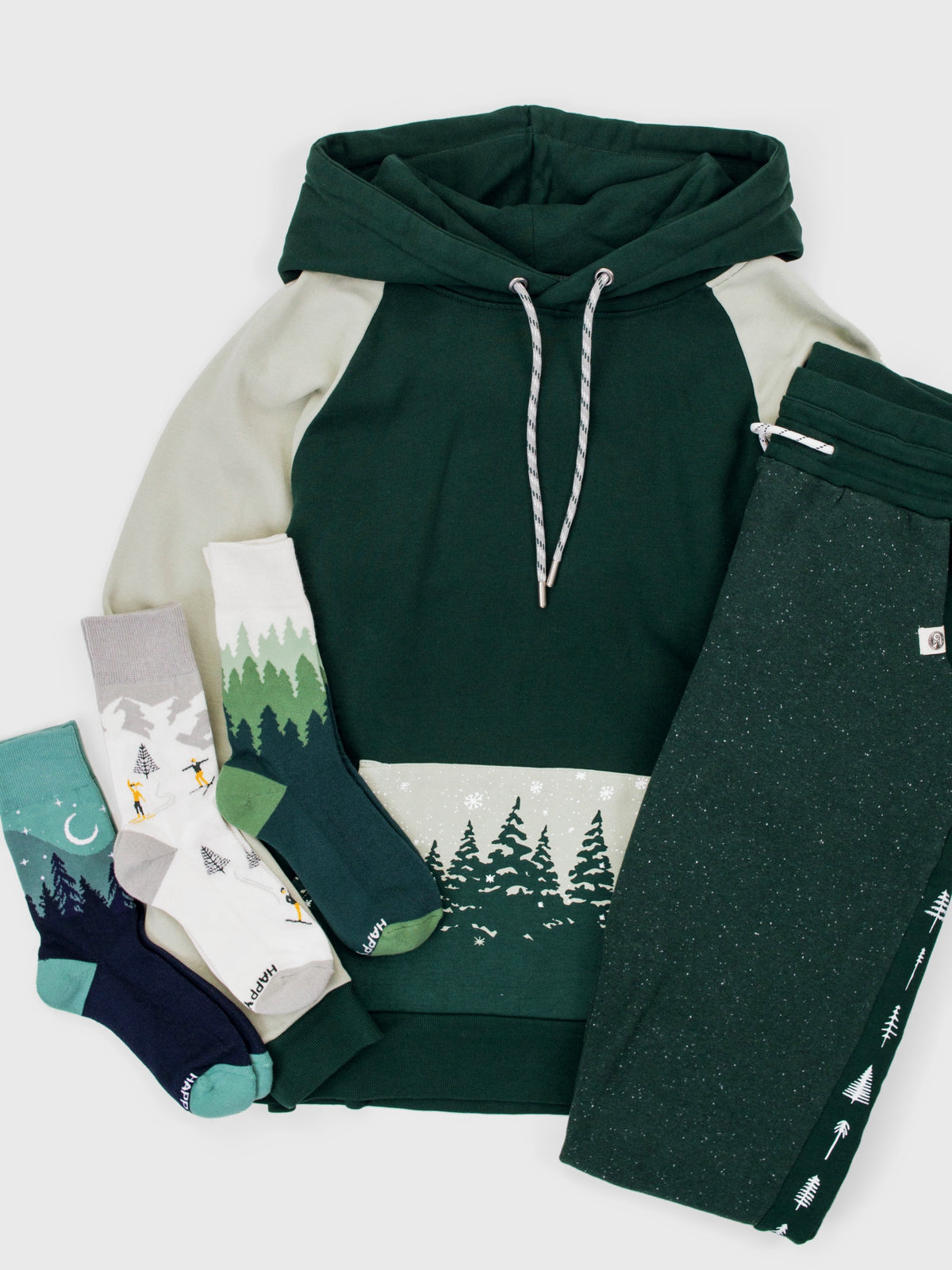 Powdered Pines Hoodie Bundle