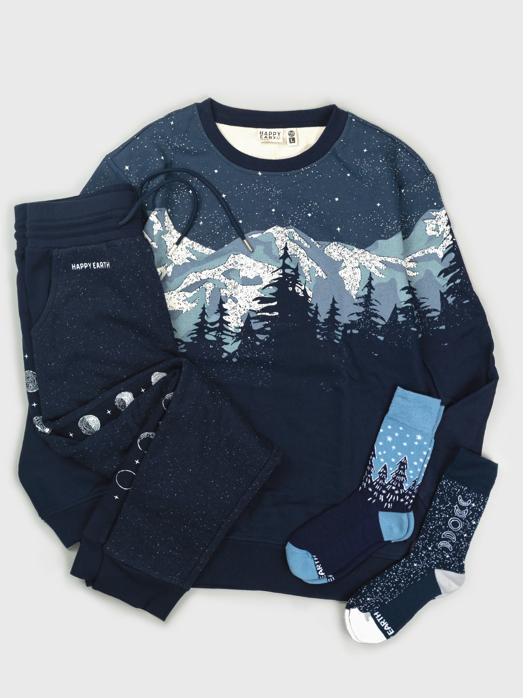 Cascadian Night Pullover Bundle, a Gift Bundle by Happy Earth Apparel