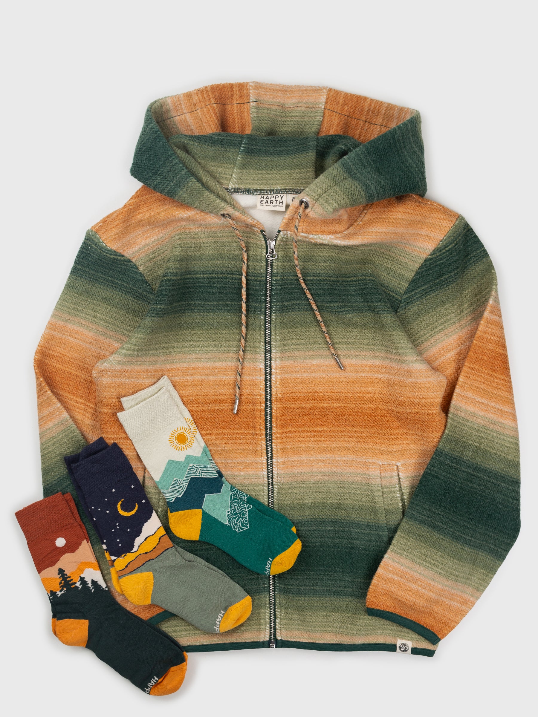 Autumn Ombré Sherpa Bundle, a Gift Bundle by Happy Earth Apparel