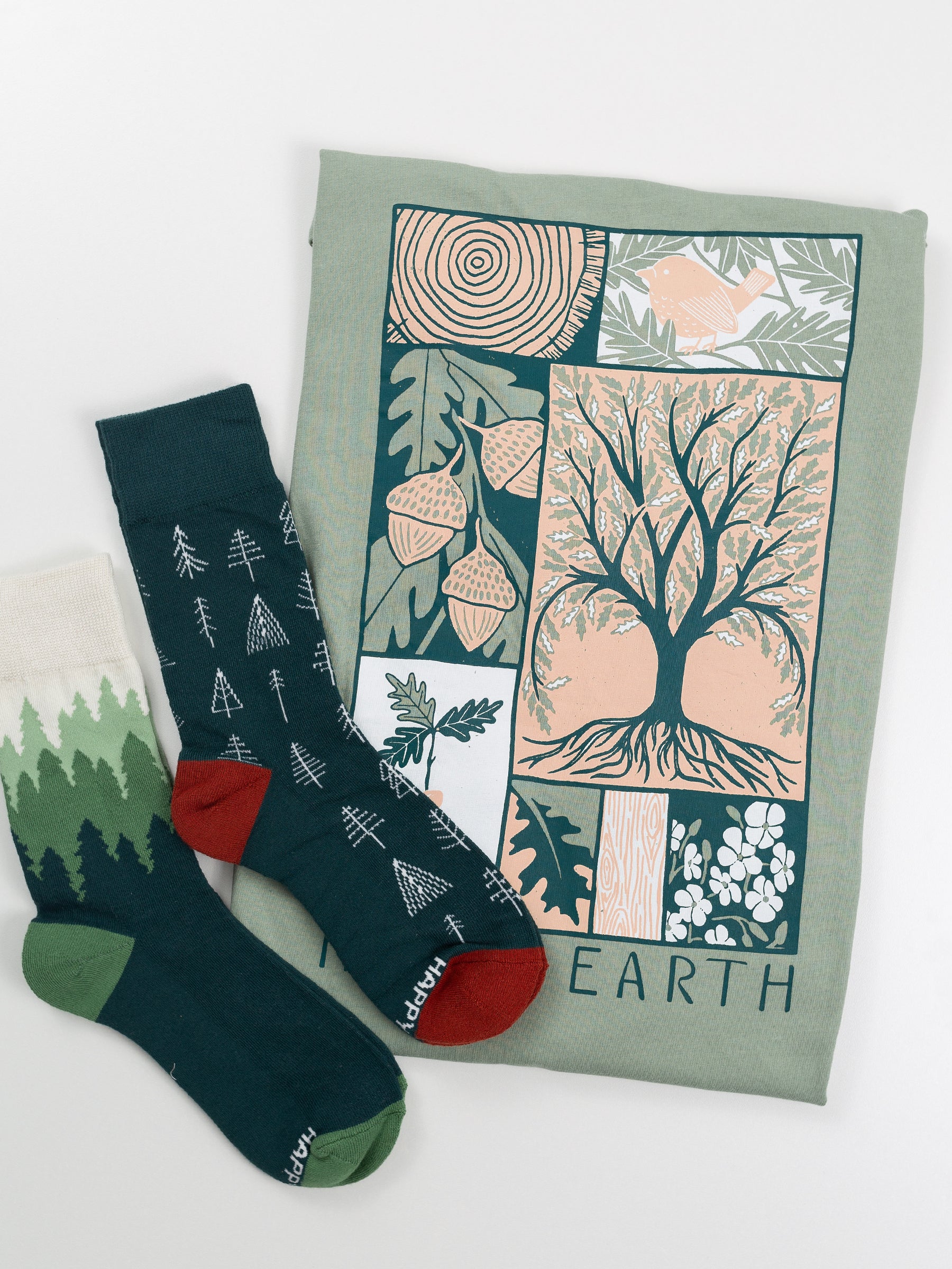 Oak Tree Tee Bundle, a Gift Bundle by Happy Earth Apparel