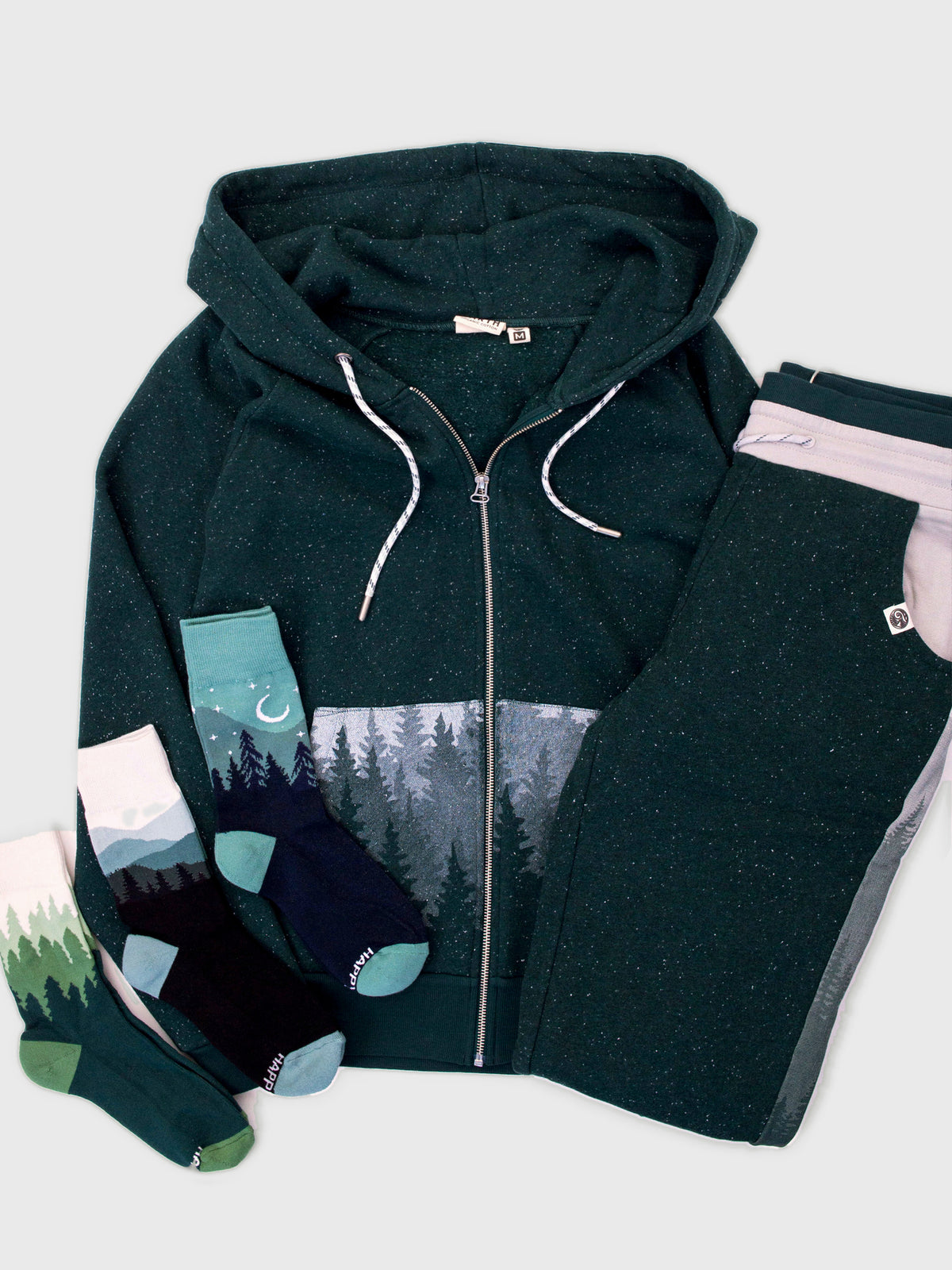Cloud Forest Zip Hoodie Bundle