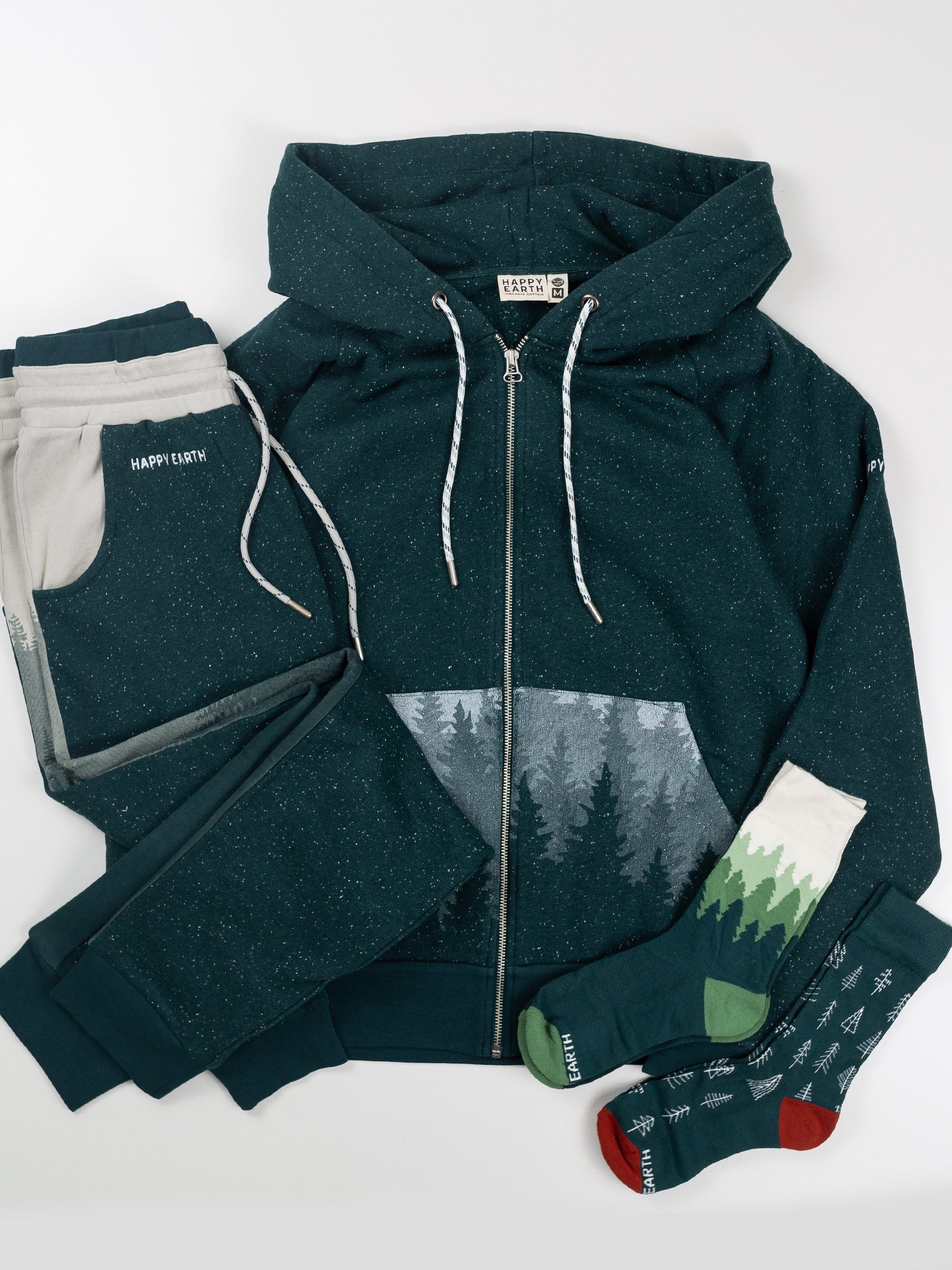 Misty Forest Zip Hoodie Bundle, a Gift Bundle by Happy Earth Apparel